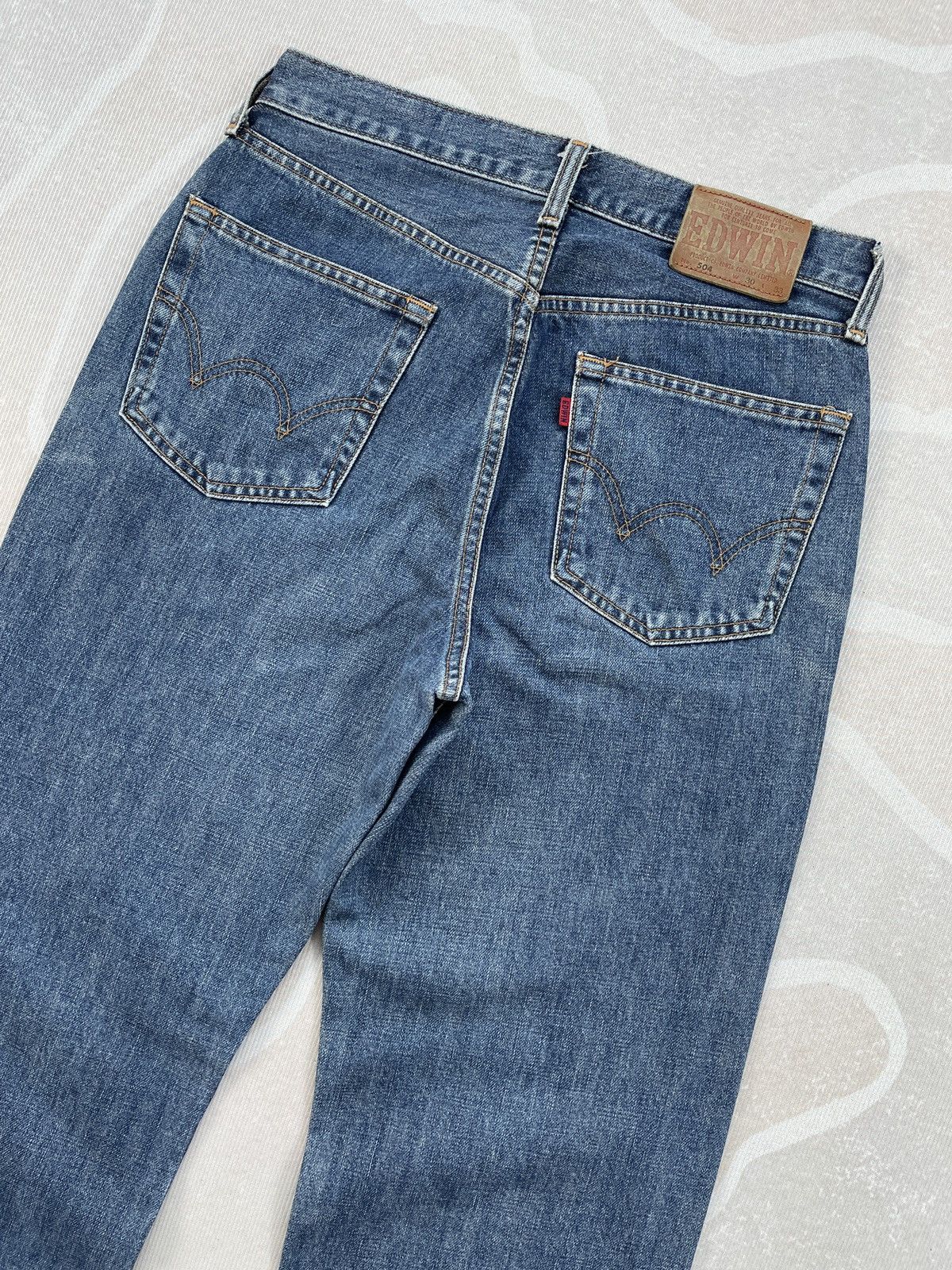 Edwin Edwin 504 Straight Jeans (LG154) Size US 29 - 8 Thumbnail