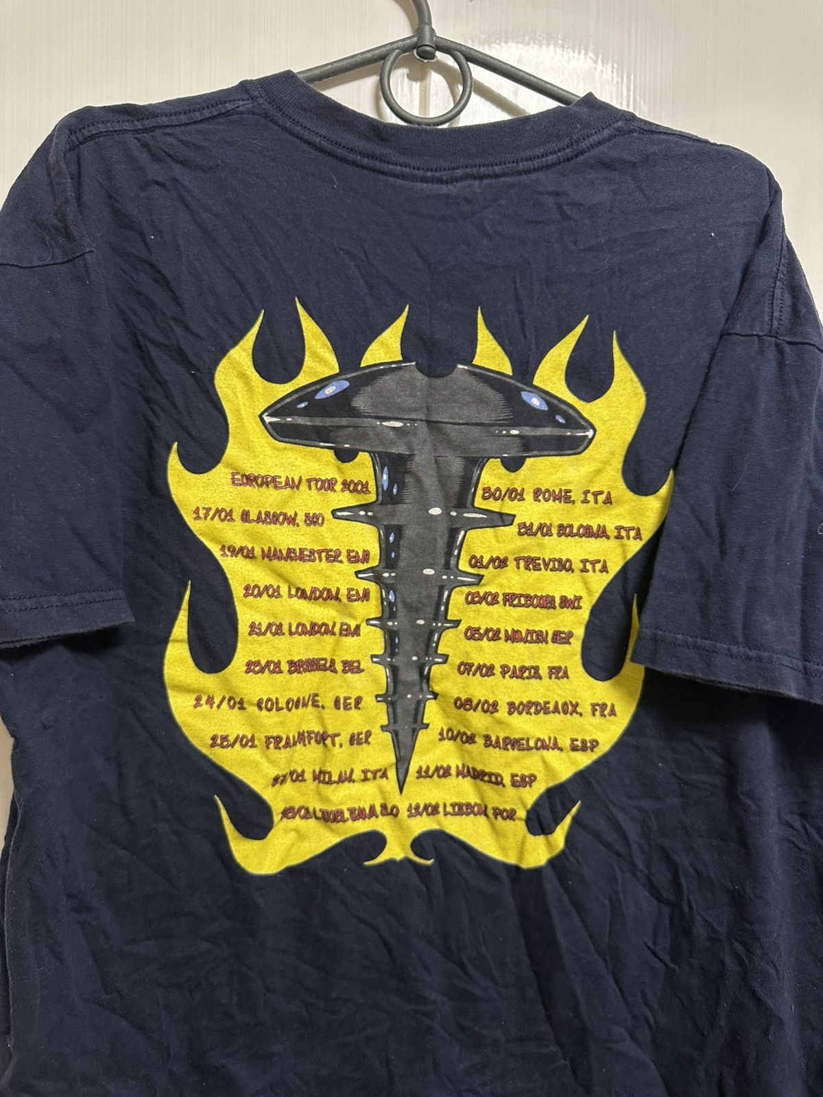 Vintage The Offspring T-Shirt Original Prankster 2001 European Tour Size US XL / EU 56 / 4 - 6 Thumbnail