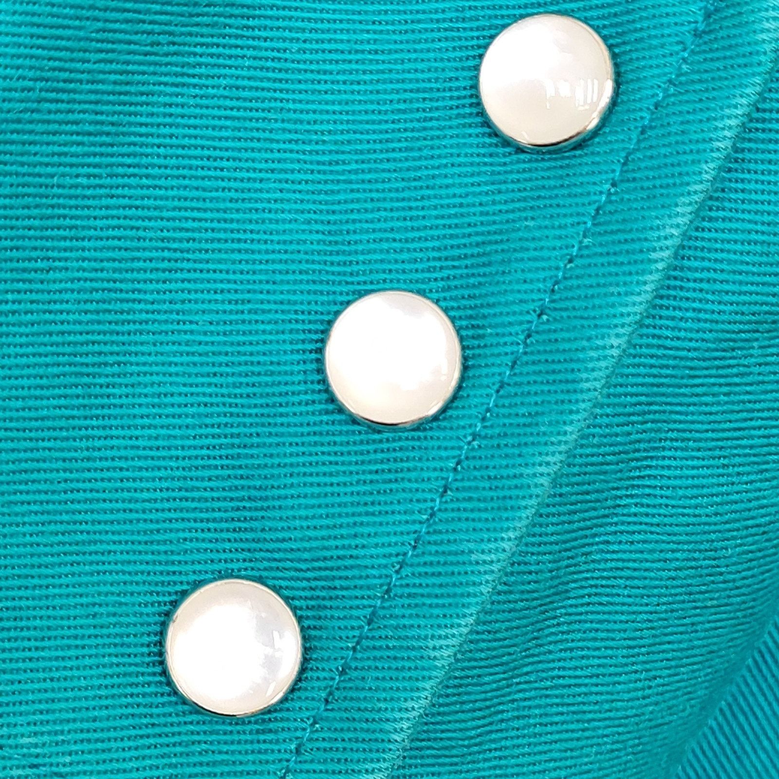 Wrangler Vintage Wrangler Western Pearl-Snap Shirt Large 22x30 Teal Size US L / EU 52-54 / 3 - 13 Thumbnail