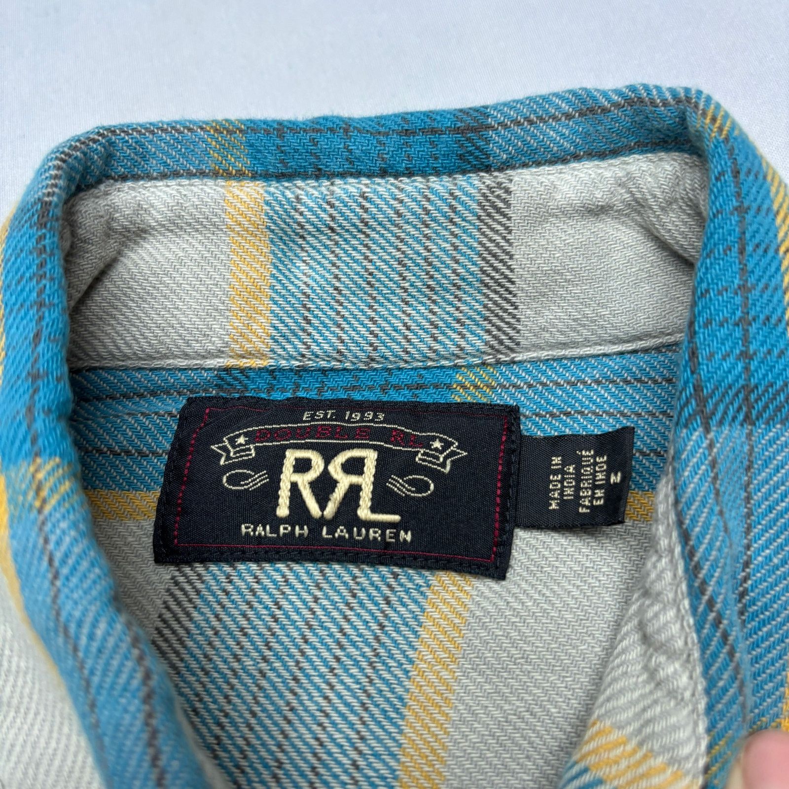 RRL Ralph Lauren RRL Double RL Ralph Lauren Plaid Flannel Shirt Men's M Size US M / EU 48-50 / 2 - 4 Thumbnail