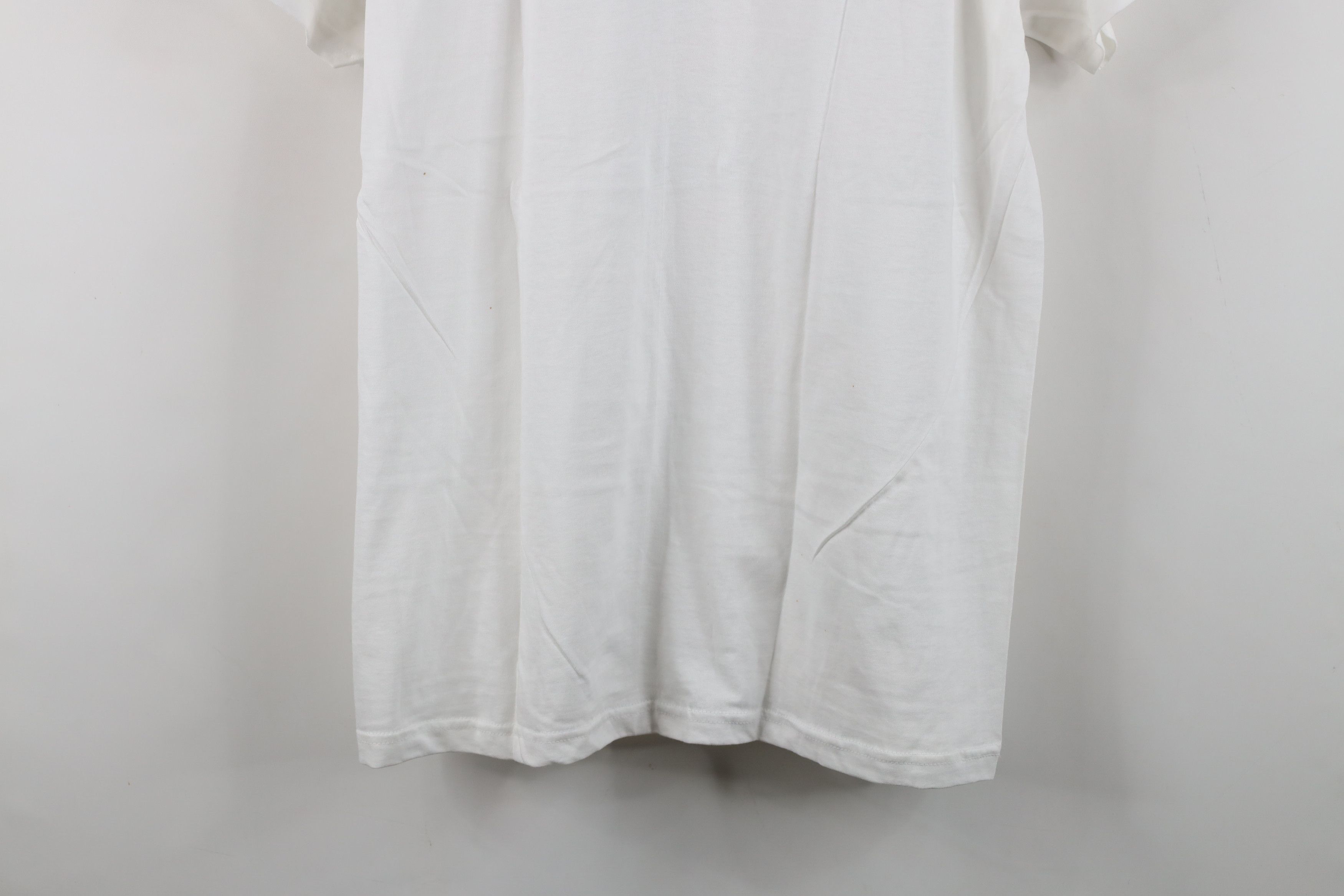 Vintage Vintage 90s Streetwear Cotton Short Sleeve T-Shirt White Size US L / EU 52-54 / 3 - 14 Thumbnail