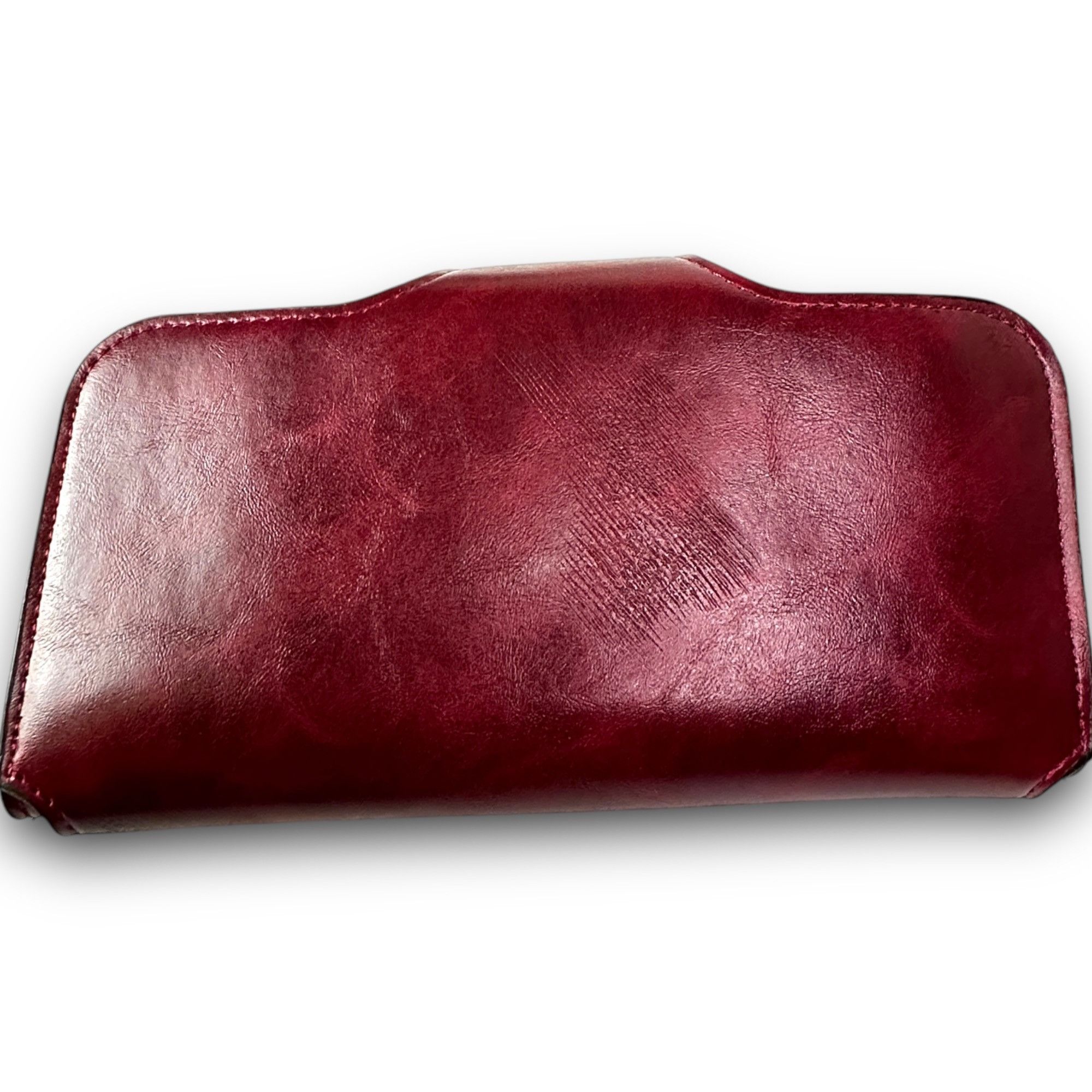 Other MenSense Burgandy Genuine Leather Wallet Card Slots ID Windo Size ONE SIZE - 10 Thumbnail