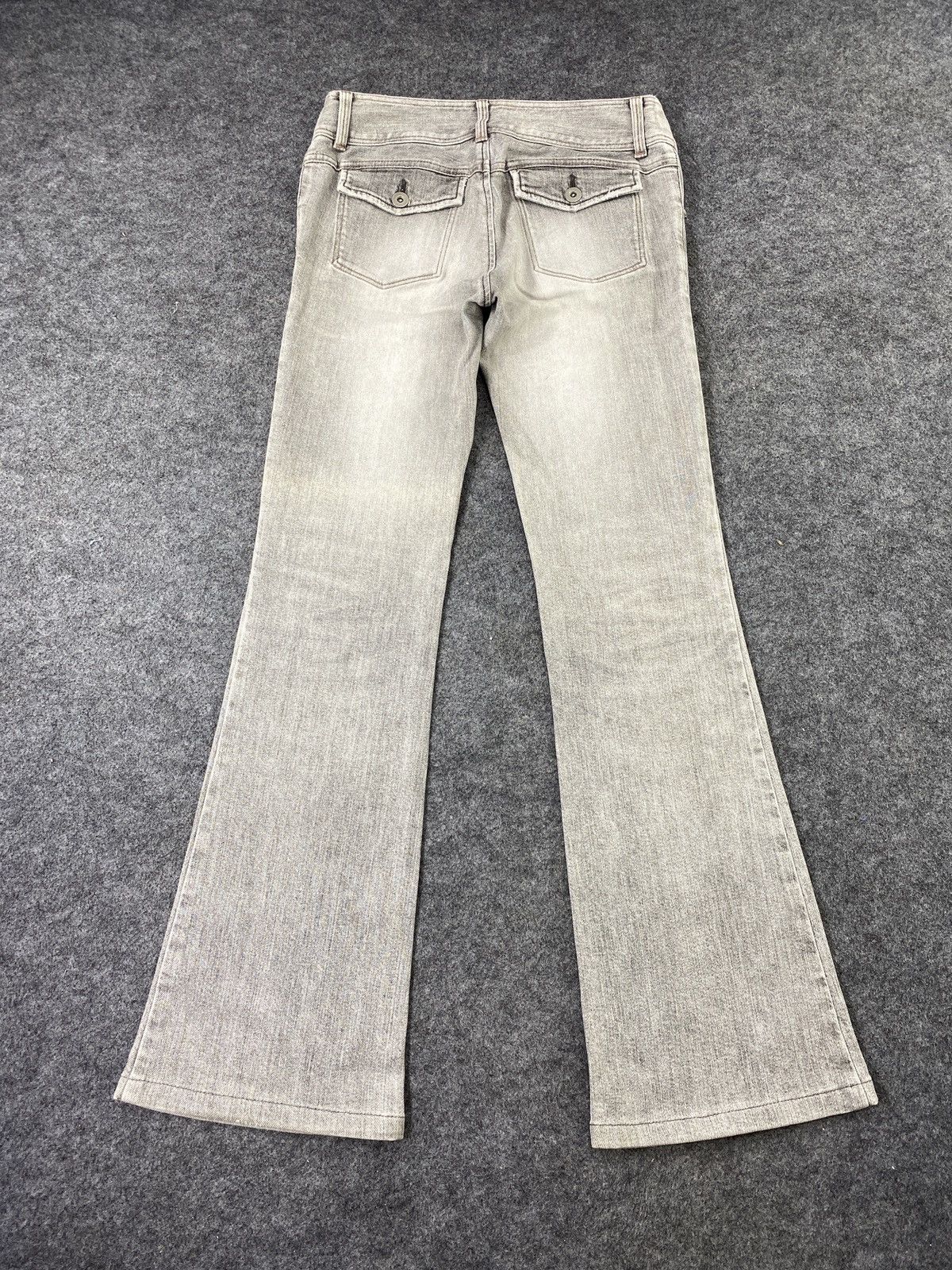 Japanese Brand × Jean Japanese Brand Indivi Bootcut Faded Grey Jeans - J1047 Size 28" / US 6 / IT 42 - 5 Thumbnail