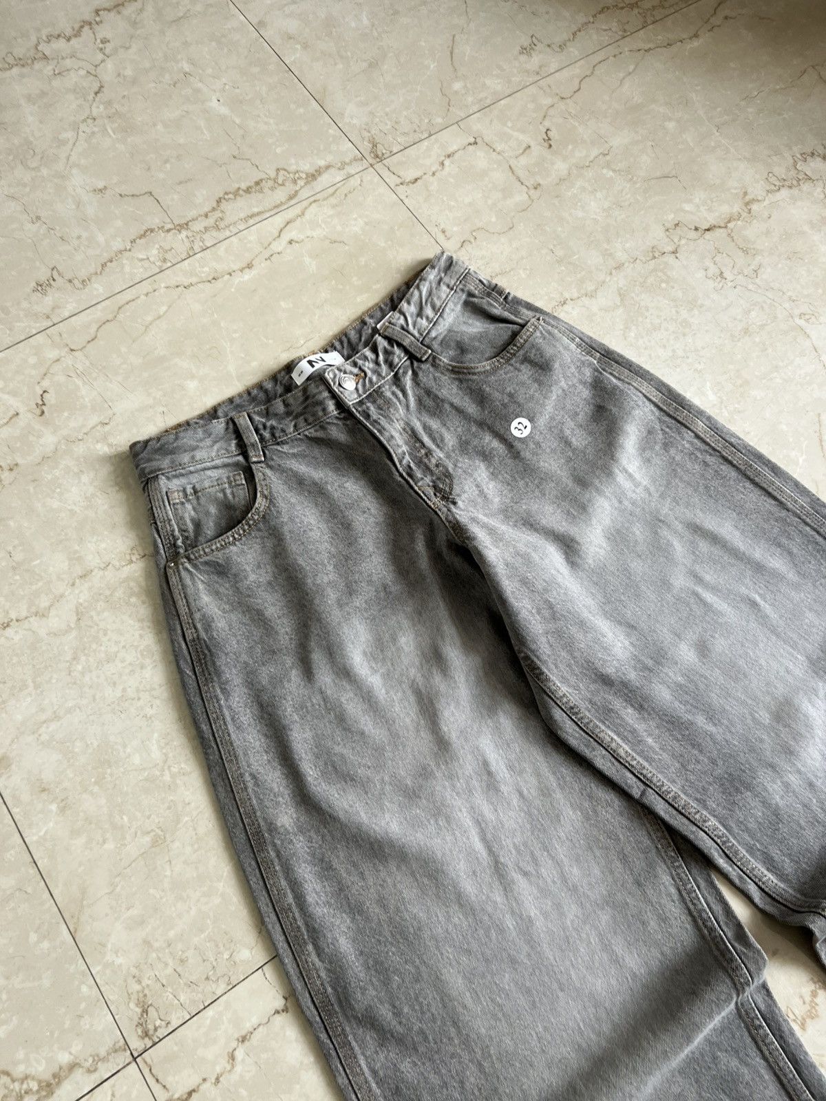Other Grey Baggy Skater Jeans Size US 30 / EU 46 - 5 Thumbnail