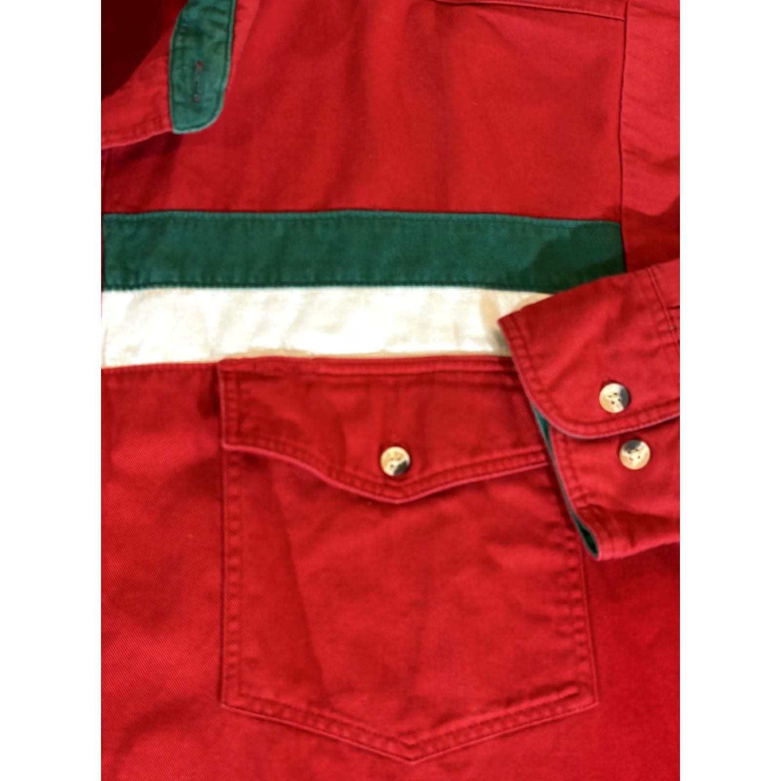 Wrangler VINTAGE Wrangler Shirt Mens 2XL Red Button Long Sleeve Western Cowboy Heavyweight XXL Size US XXL / EU 58 / 5 - 2 Thumbnail