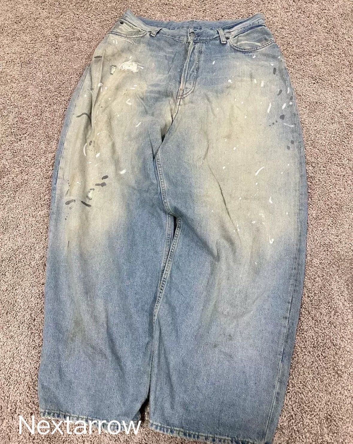 Acne Studios Acne studios Splash ink mud on jeans 2412-Nextarrow Size US 44 / EU 60 - 1 Thumbnail