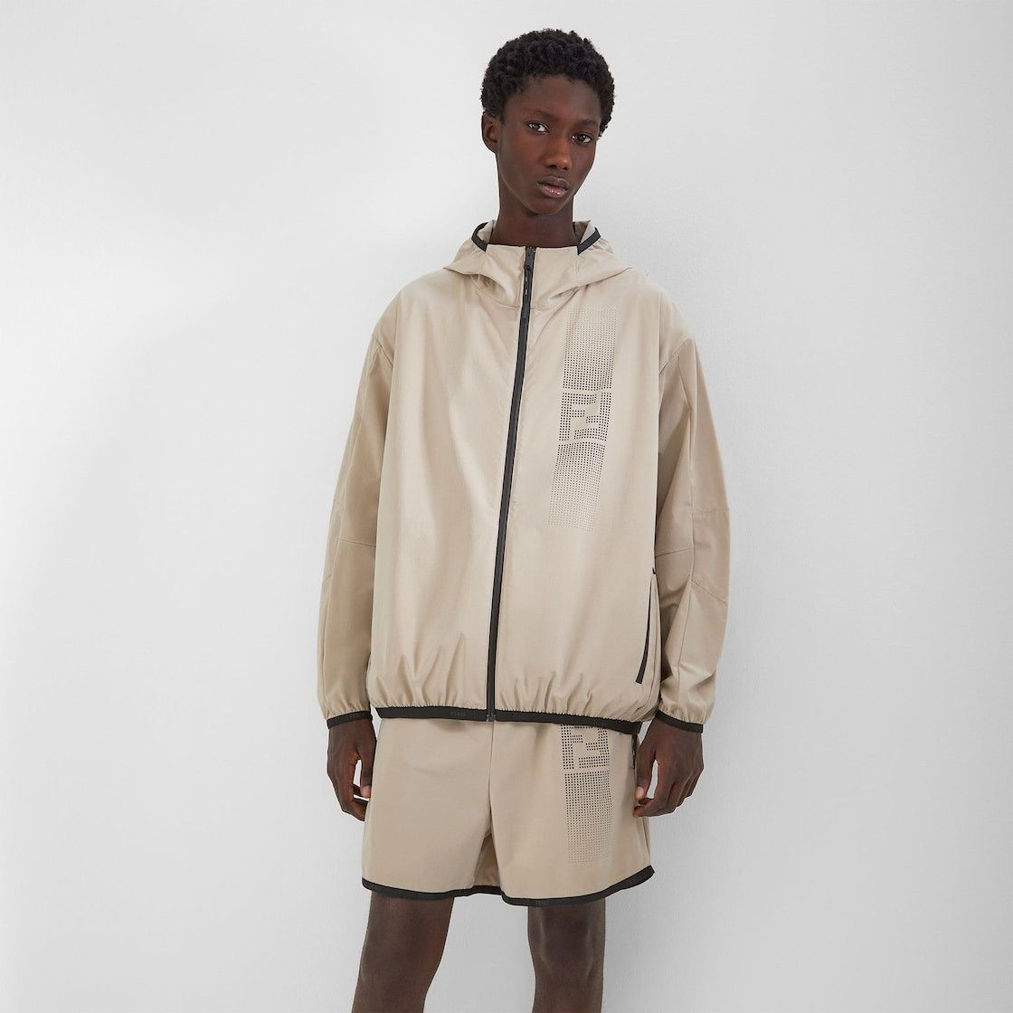 Fendi o1w1db10225 Windbreaker Jacket in Beige Size US M / EU 48-50 / 2 - 4 Thumbnail