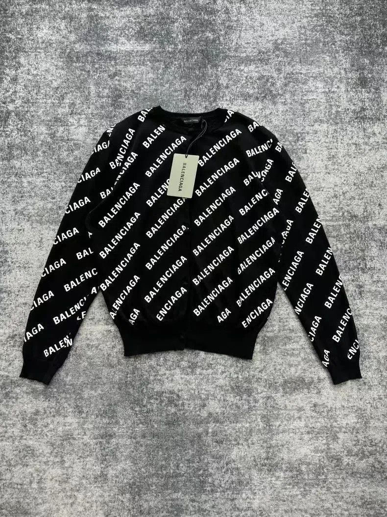 Balenciaga Balenciaga 23SS Logo Knit Cardigan. Size US XS / EU 42 / 0 - 1 Thumbnail
