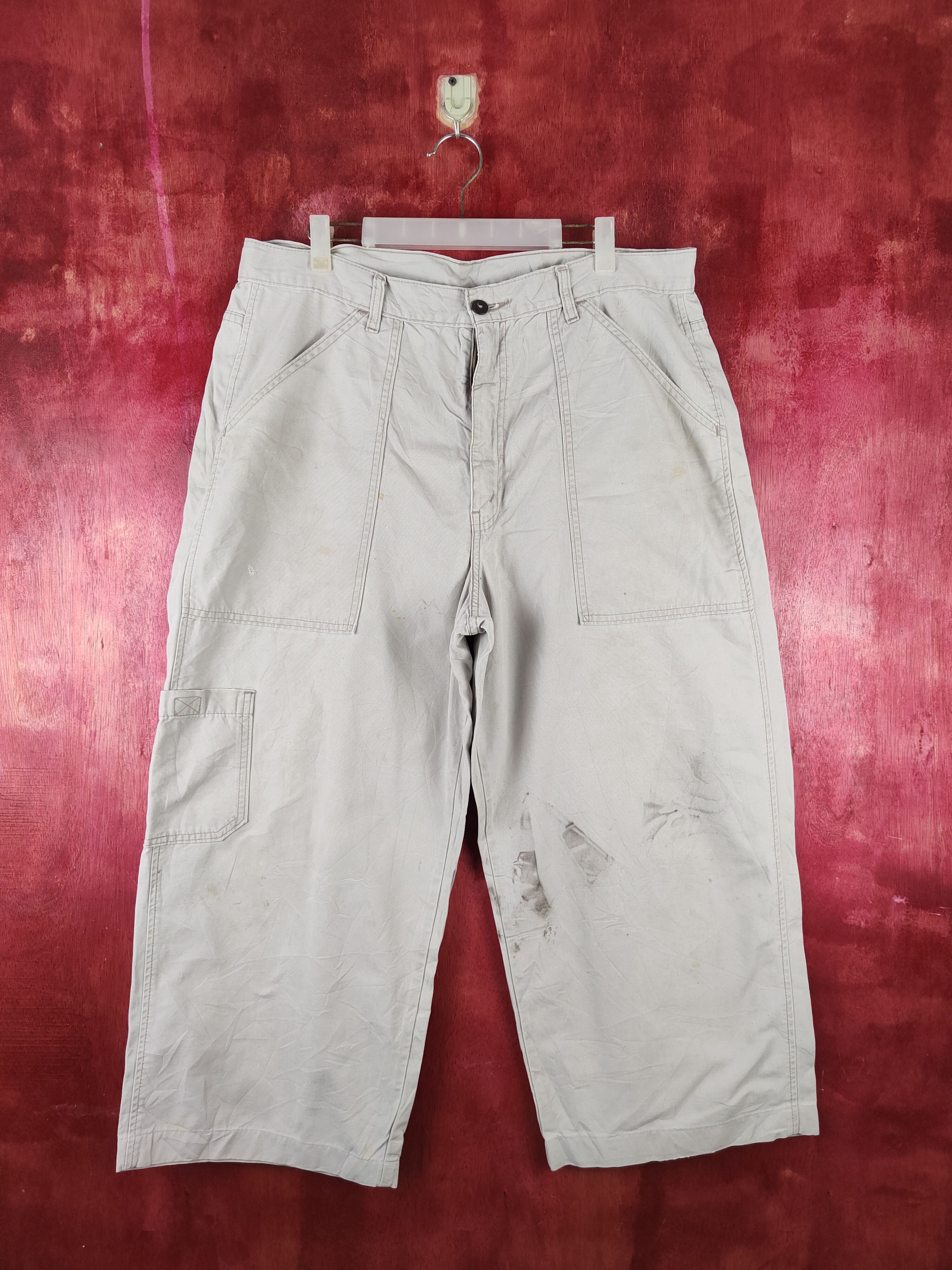 Levi's Levis Light Gray Multipocket Cargo Pants N#S008 Size US 36 / EU 52 - 1 Thumbnail