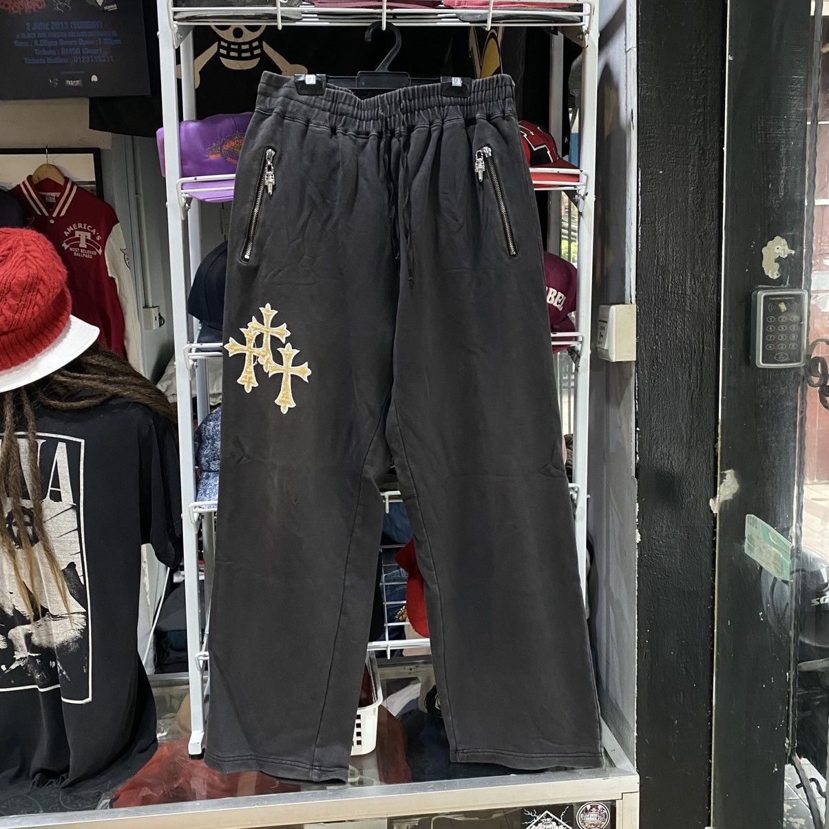 Japanese Brand 🚨OHADRO SCREAM SWEATPANT INSPIRED CHROME HEARTS TRIPLE CROSS Size US 32 / EU 48 - 2 Thumbnail