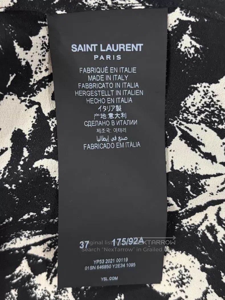 Saint Laurent Paris Saint Laurent Paris size 37 French Rose Shirt Size US S / EU 44-46 / 1 - 5 Thumbnail