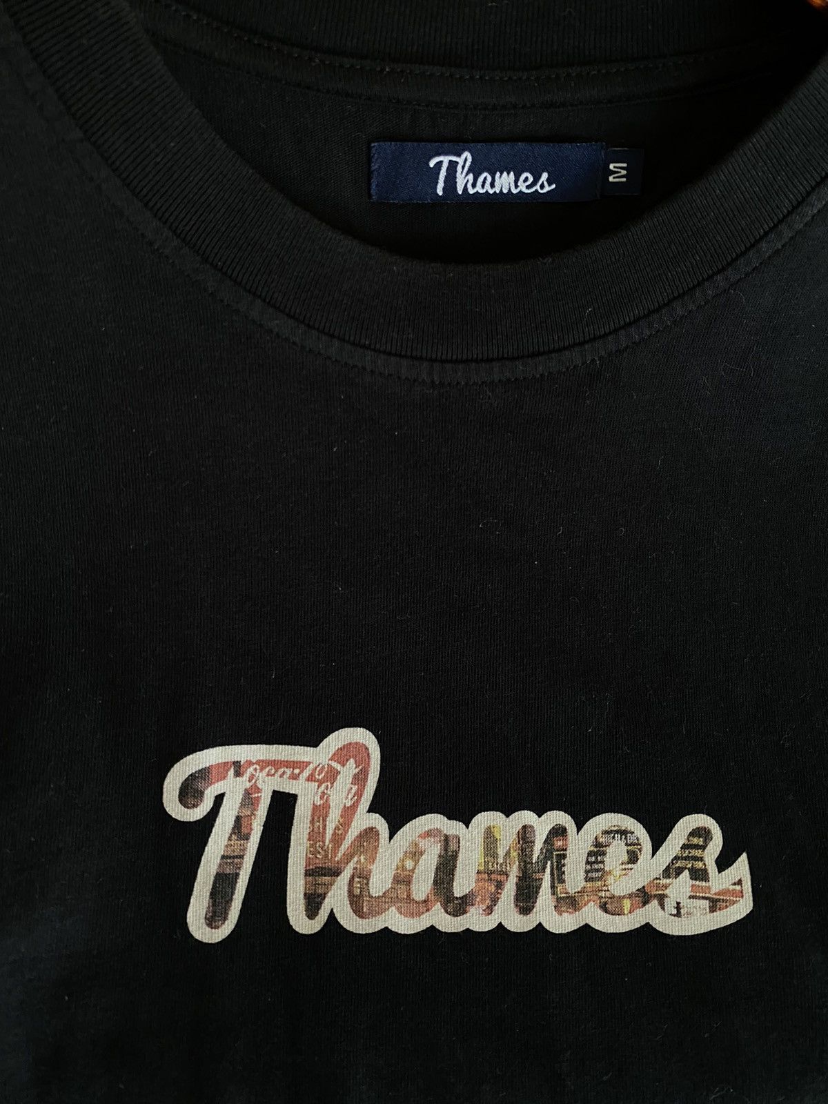 Thames × Thames MMXX. THAMES LOGO T-SHIRT BLACK Size US M / EU 48-50 / 2 - 3 Thumbnail