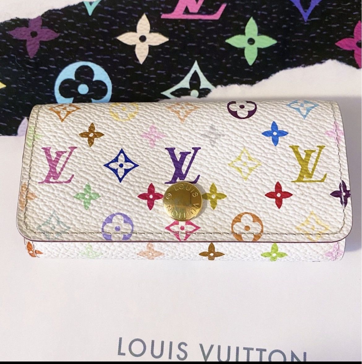Louis Vuitton Authentic Louis Vuitton Limited Ed. Multicolor 4 Key Holder Size ONE SIZE - 9 Thumbnail