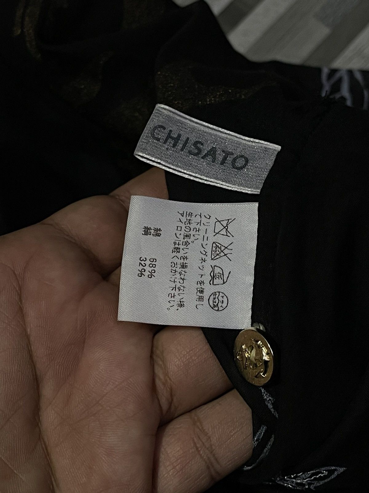Issey Miyake × Tsumori Chisato Tsumori Chisato Black Anchor Print Asymmetrical Size 26" / US 2 / IT 38 - 5 Thumbnail