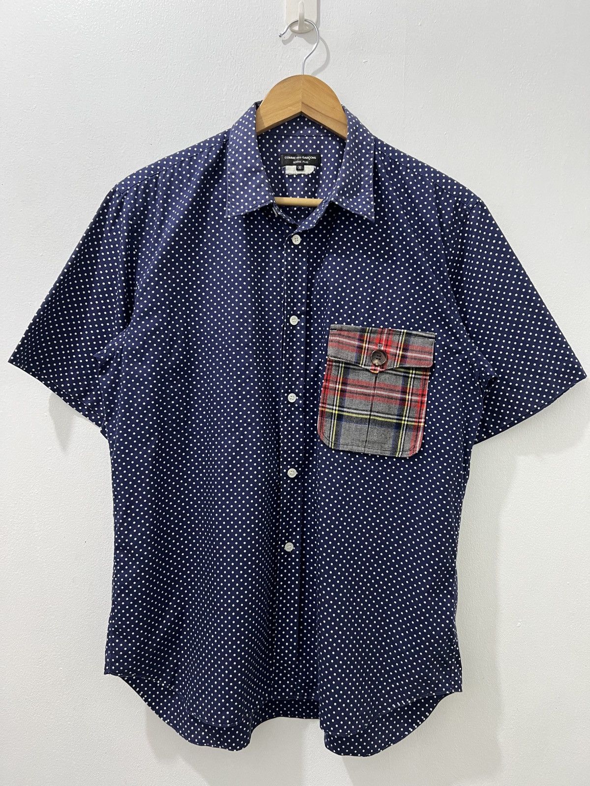 Comme des Garcons Homme Plus CDG Homme Plus - S/S10 Dot Tartan Check Chest Pocket SS Size US M / EU 48-50 / 2 - 3 Thumbnail