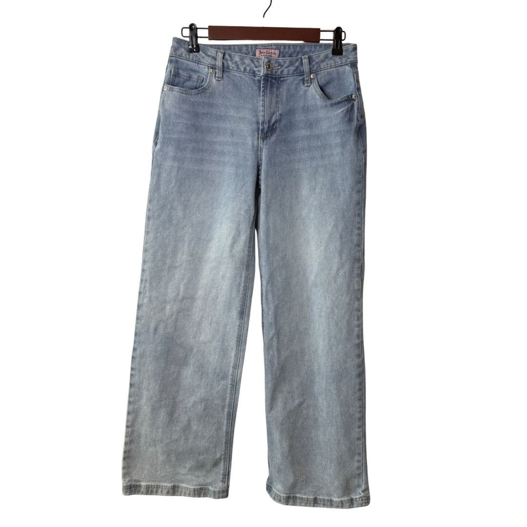 Juicy Couture Juicy Couture Women’s Wide Leg Embellished Jeans Size 7 Size 28" / US 6 / IT 42 - 1 Thumbnail