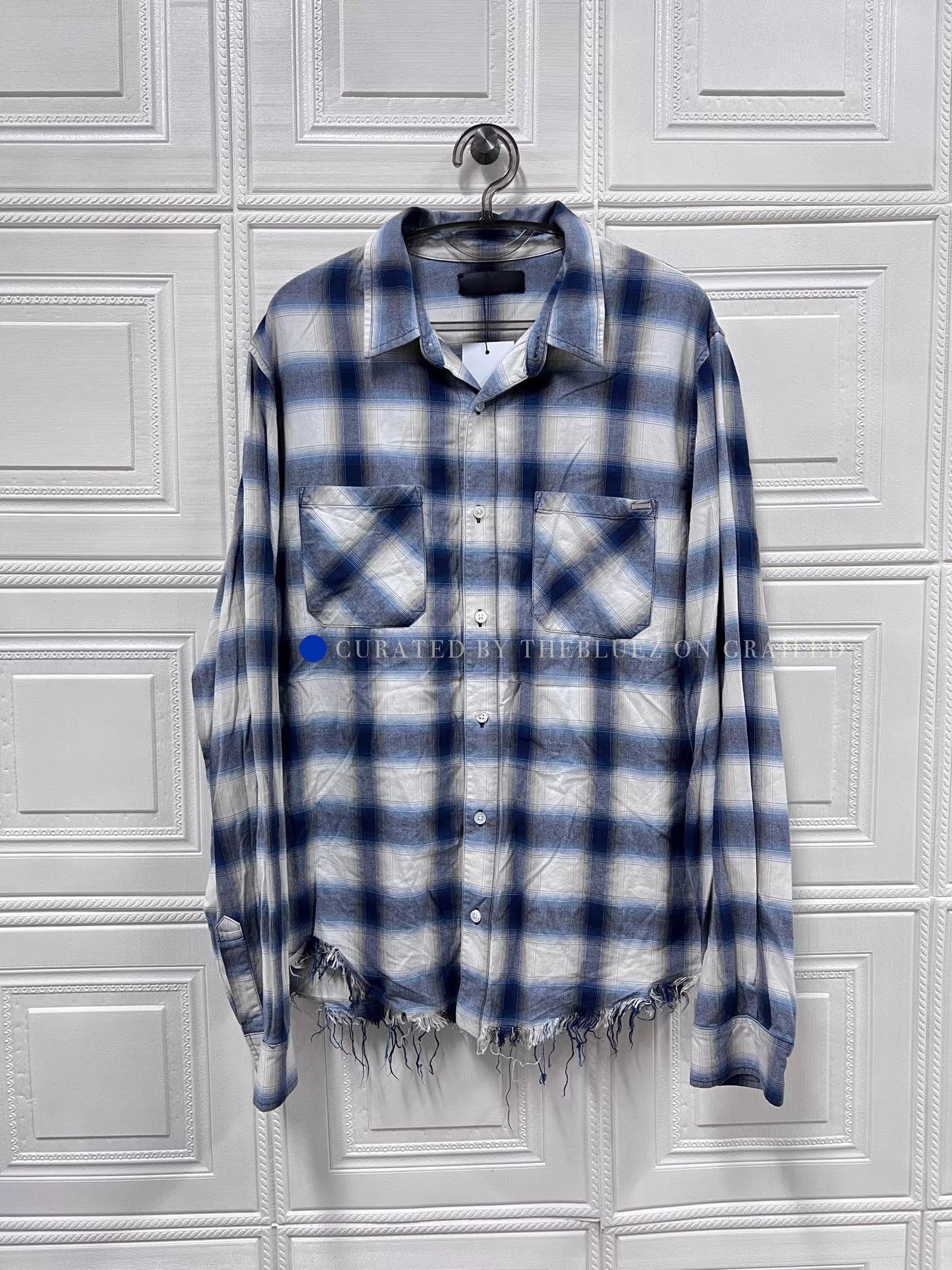 Amiri Check Button-Up Shirt in Multi Colors Size US L / EU 52-54 / 3 - 1 Thumbnail