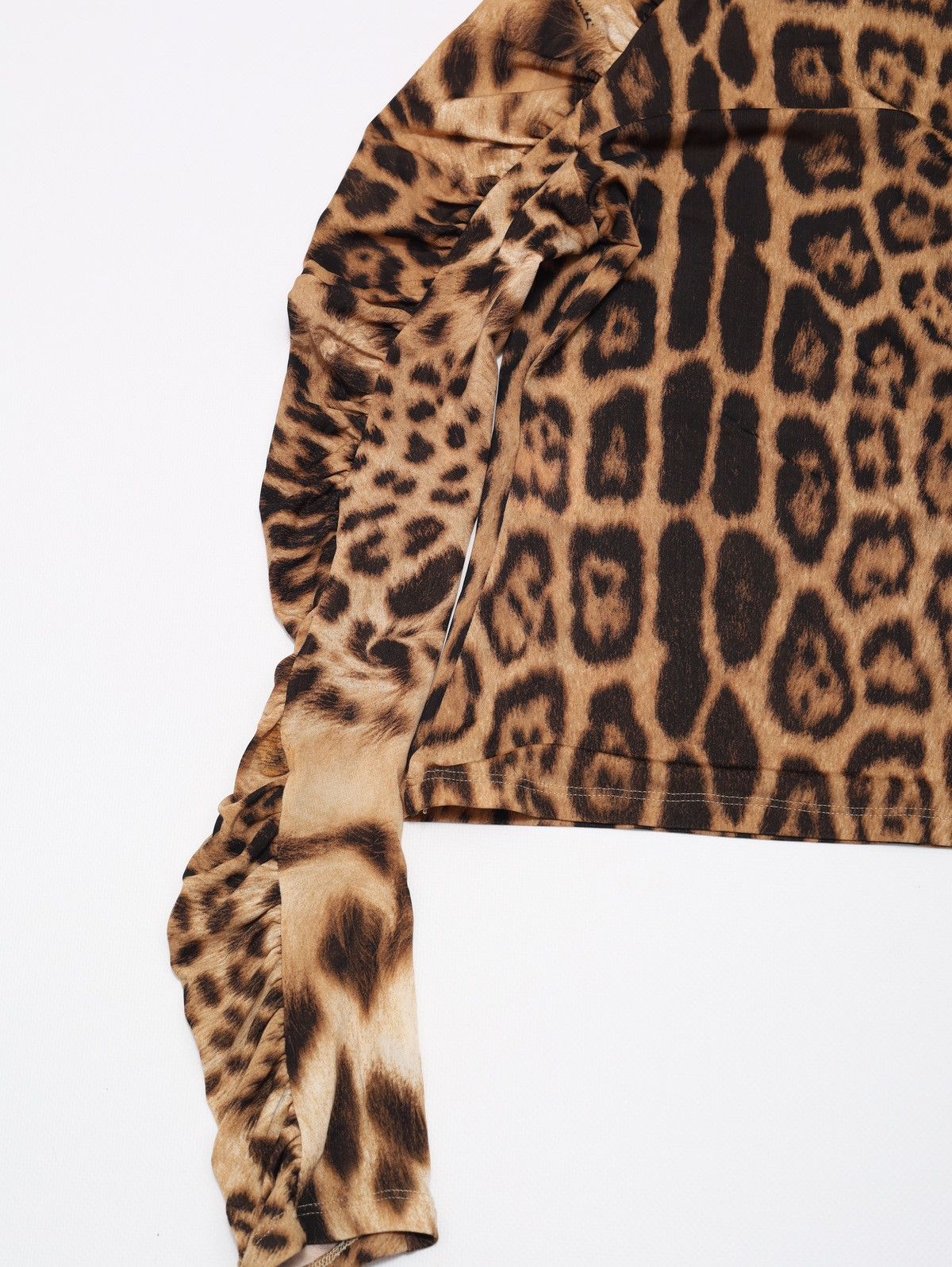 Roberto Cavalli Roberto Cavalli Vintage Leopard Full Print Long Sleeve Top Size S / US 4 / IT 40 - 13 Thumbnail