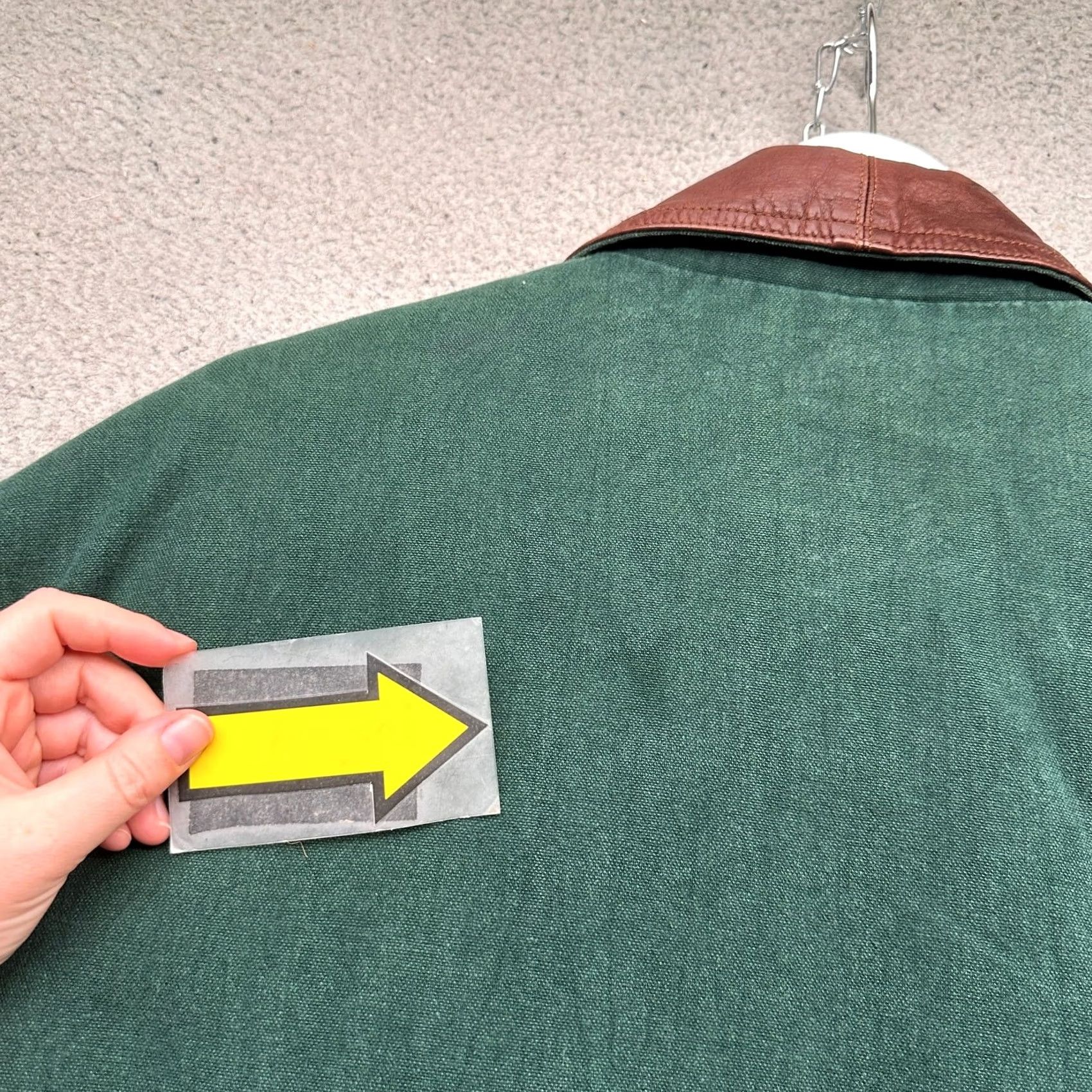 Vintage VINTAGE Maxwear Heavy Canvas Barn Chore Coat Mens Large Button Up Lined Green Mens Coat Size US L / EU 52-54 / 3 - 3 Thumbnail