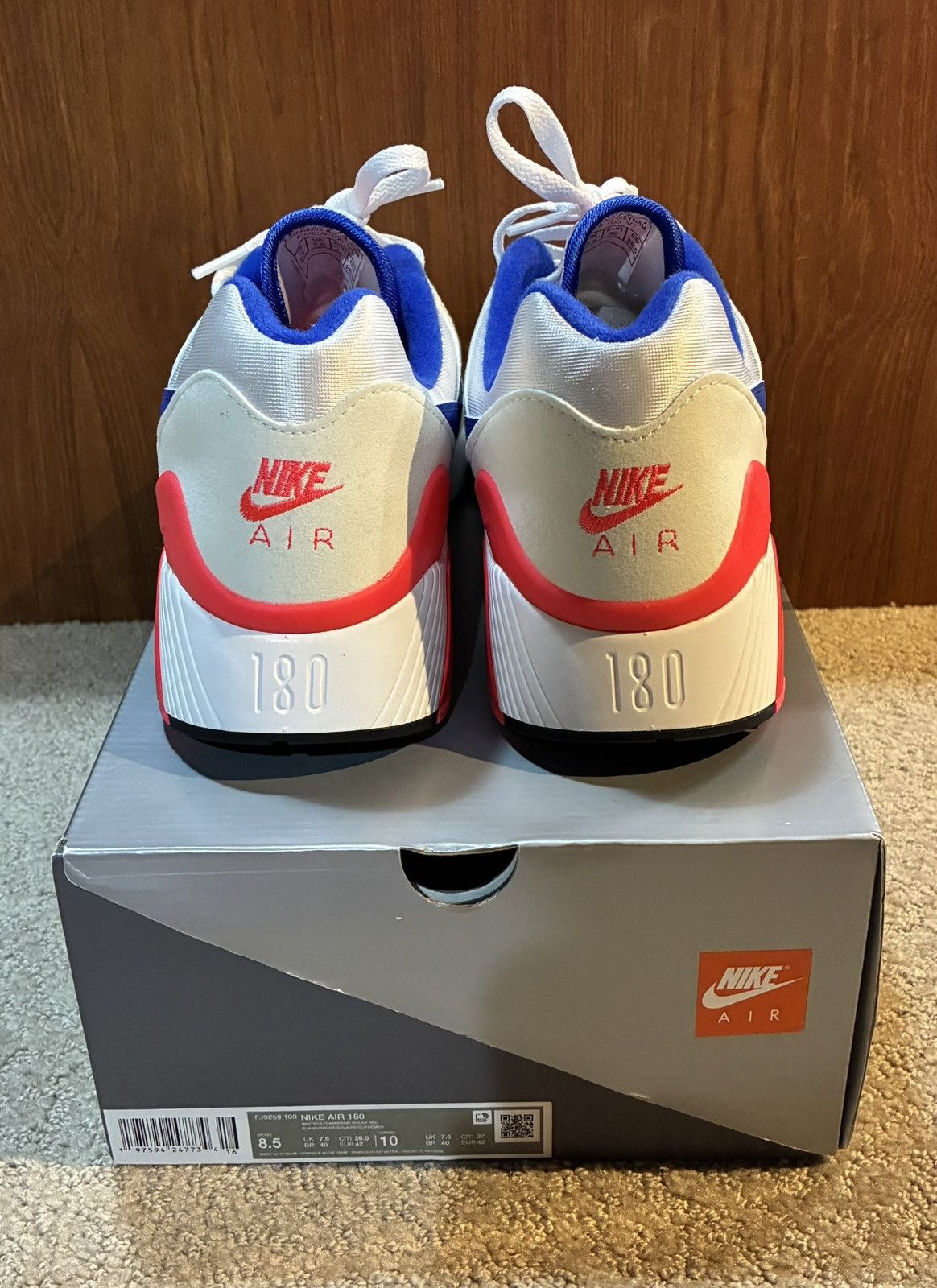 Nike Nike Air Max 180 ‘Ultramarine’ 2024 Size US 8.5 / EU 41-42 - 3 Thumbnail