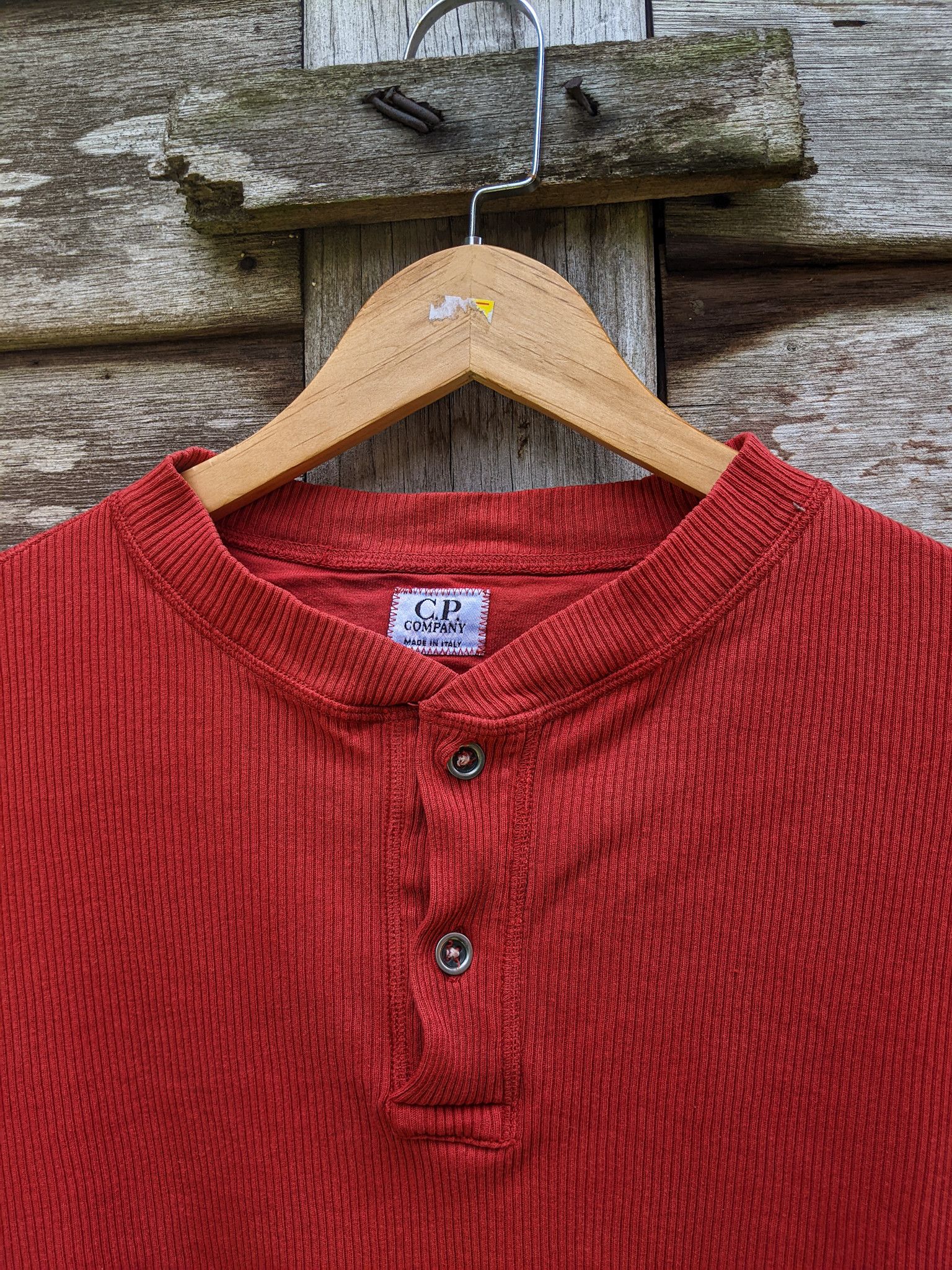 C.P. Company Vintage C.P. Company Henley Shirt Size US L / EU 52-54 / 3 - 2 Thumbnail