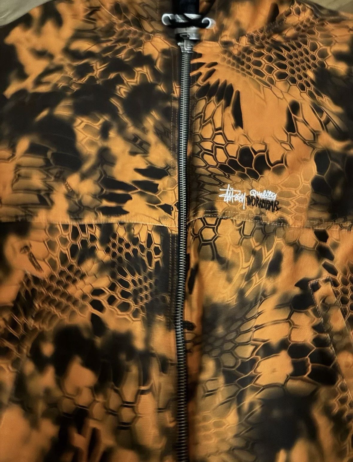 Stussy STÜSSY Men's Work Jacket Kryptek Camo Jacket Inferno Size US XL / EU 56 / 4 - 2 Thumbnail