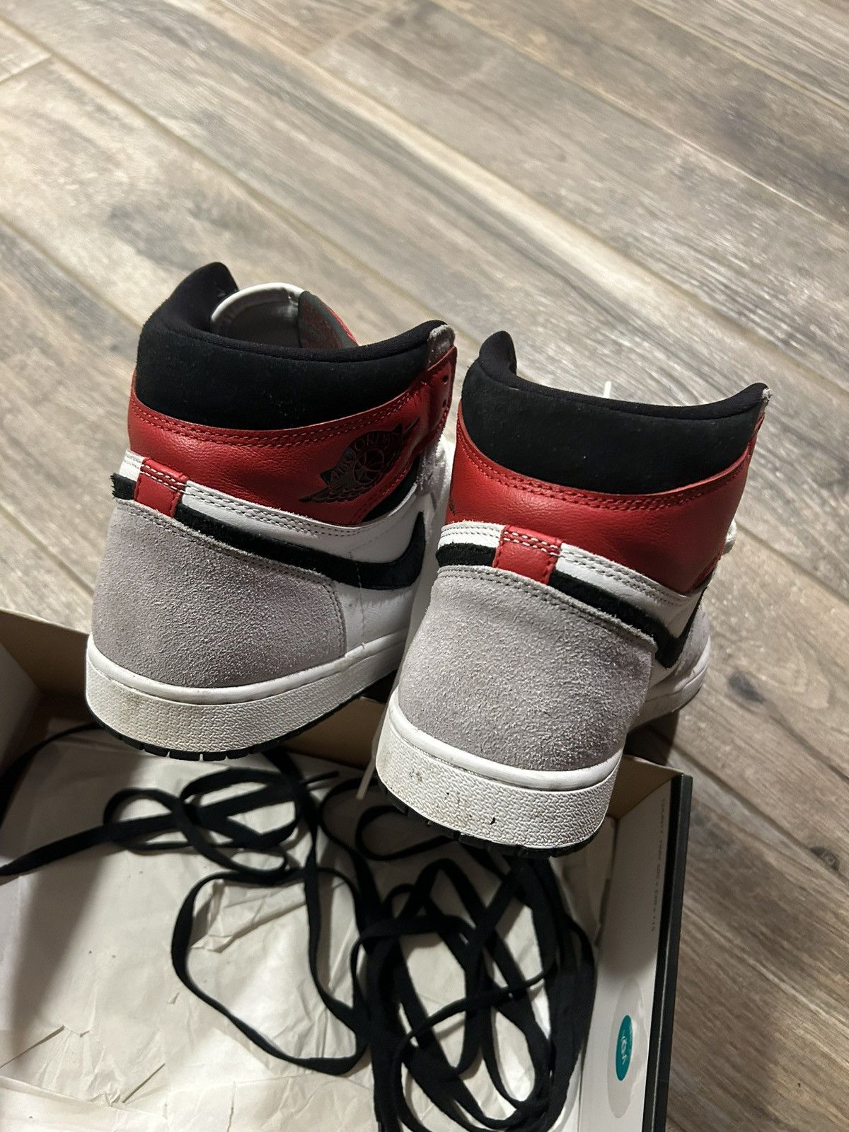 Jordan Brand × Nike Jordan 1 retro high light smoke grey Size US 9.5 / EU 42-43 - 8 Thumbnail