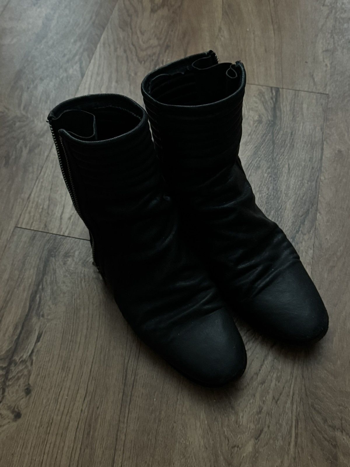 Maison MIHARA YASUHIRO MiharaYasuhiro AW04 Western Wrinkle Suede 