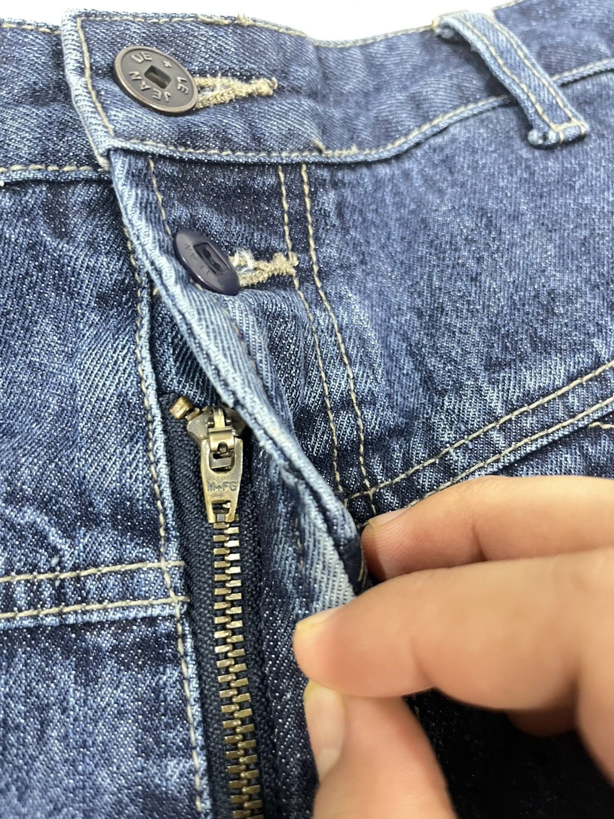 Designer × Marithe + Francois Girbaud × Vintage Marithe & Francois Girboud Workwear Carpenter Jeans Size US 34 / EU 50 - 6 Thumbnail