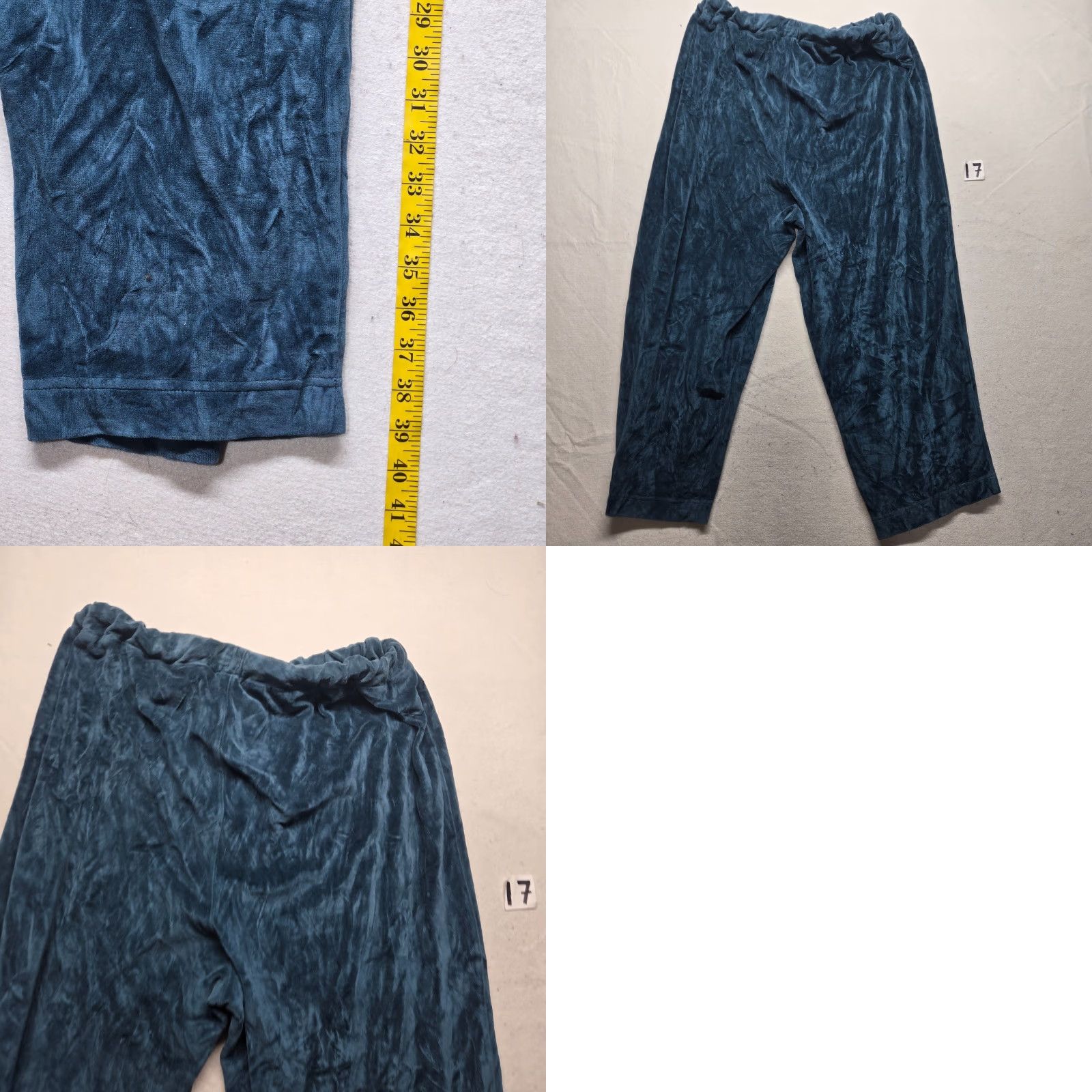 Vintage Bobbie Brooks Blue Sweatpants Women's 2XL Pull On Elastic Waist Straight Leg Casual Pants Pants Size 40" / US 18 - 8 Thumbnail