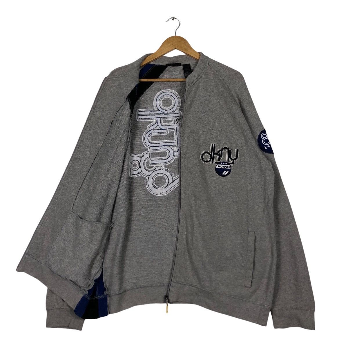 DKNY × Vintage Vintage DKNY Sweater Light Jacket 90s Collection Size US L / EU 52-54 / 3 - 9 Thumbnail