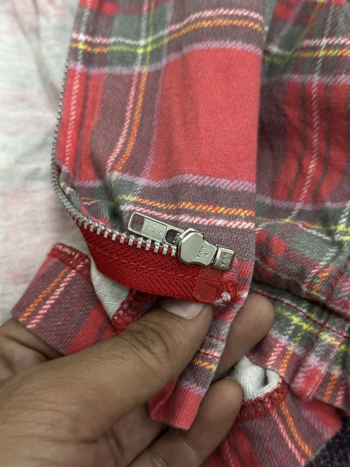 Comme des Garcons SS2005 Comme des Garcons Plaid Tartan Zipper Polos Jacket Size US M / EU 48-50 / 2 - 14 Thumbnail