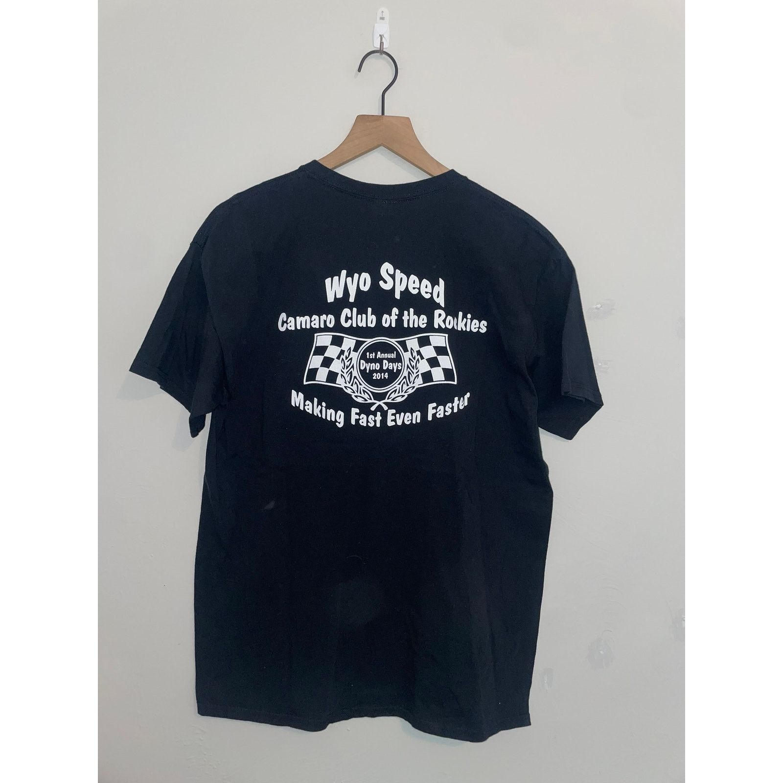 Gildan Camaro Club Racing Shirt Wyo Speed Dyno Days Black Race Tee Size US L / EU 52-54 / 3 - 1 Thumbnail
