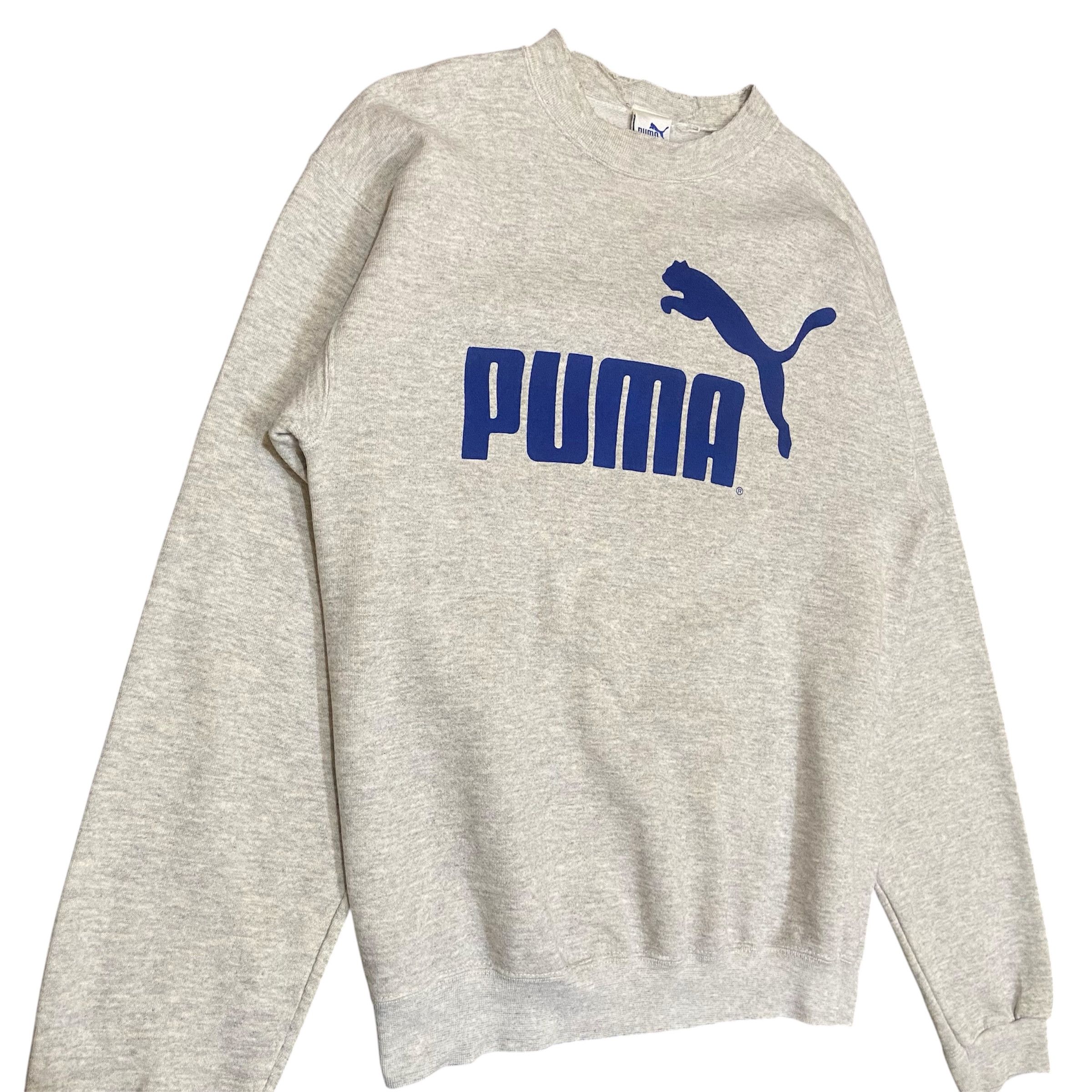 Puma Vintage Puma Big Logo Thrashed Crewneck Size US M / EU 48-50 / 2 - 2 Thumbnail