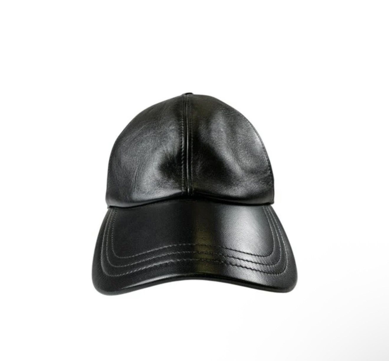 Prada Prada Nappa Leather Baseball Cap Size ONE SIZE - 1 Thumbnail