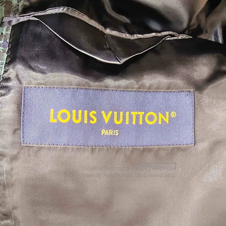 Louis Vuitton Louis Vuitton 25 Green Plaid Blazer Size 44R - 5 Thumbnail