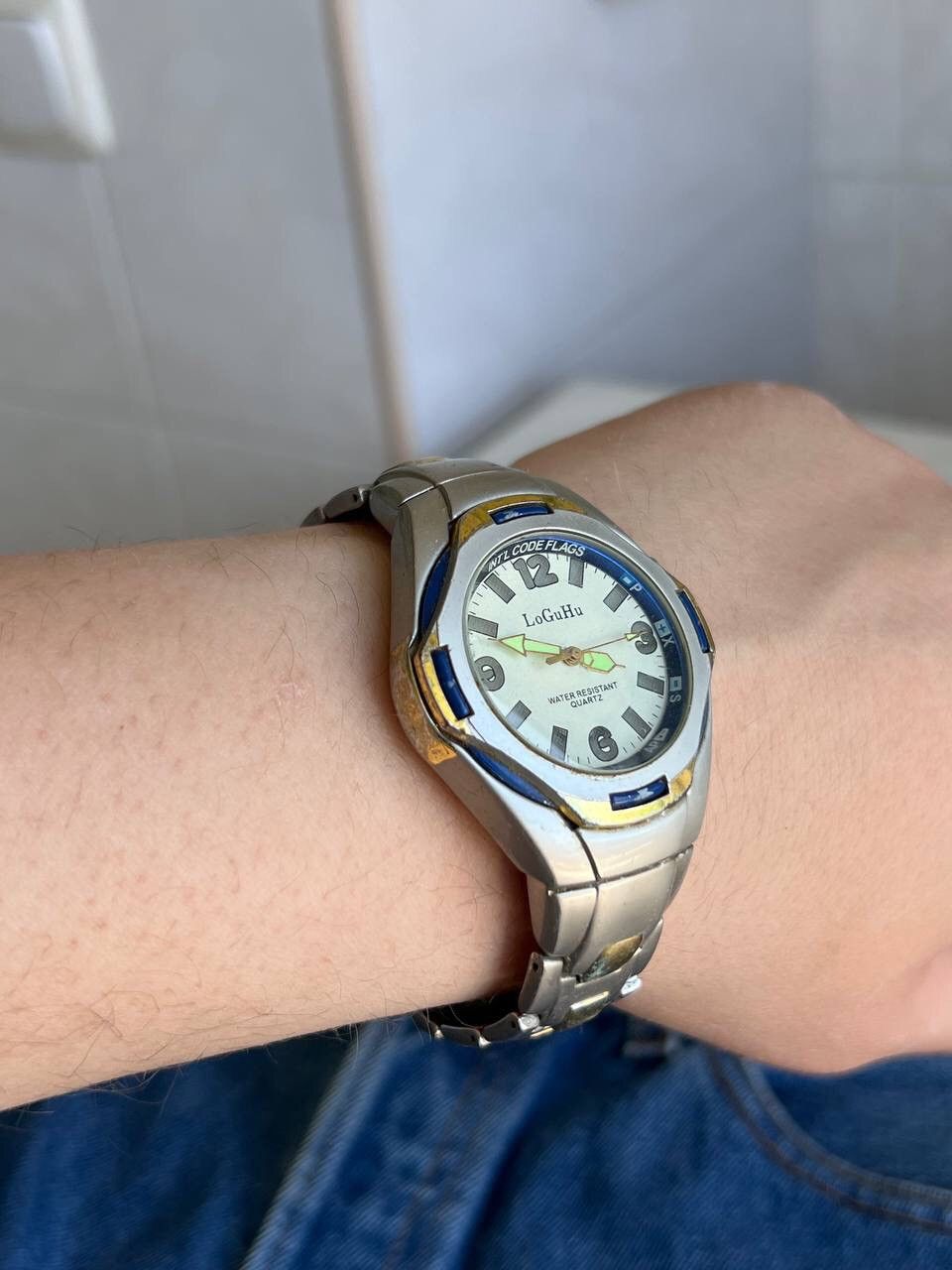 Designer × Japanese Brand 2000s LoGuHu Futuristic Vintage Big Watch Japanese style Size ONE SIZE - 3 Thumbnail