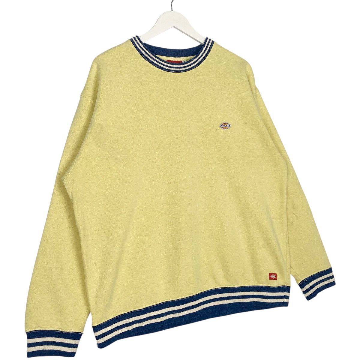 Vintage Vintage Dickies Sweatshirt Crewneck Ringer Yellow Small Size US L / EU 52-54 / 3 - 3 Thumbnail