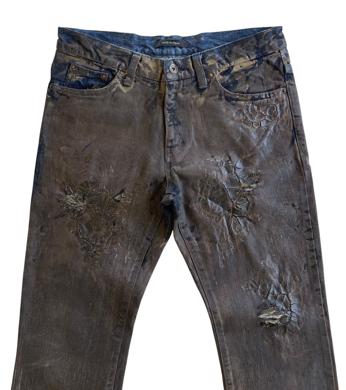 semanticdesign RARE❗️SemanticDesign Waxed Jeans Size US 33 - 5 Thumbnail