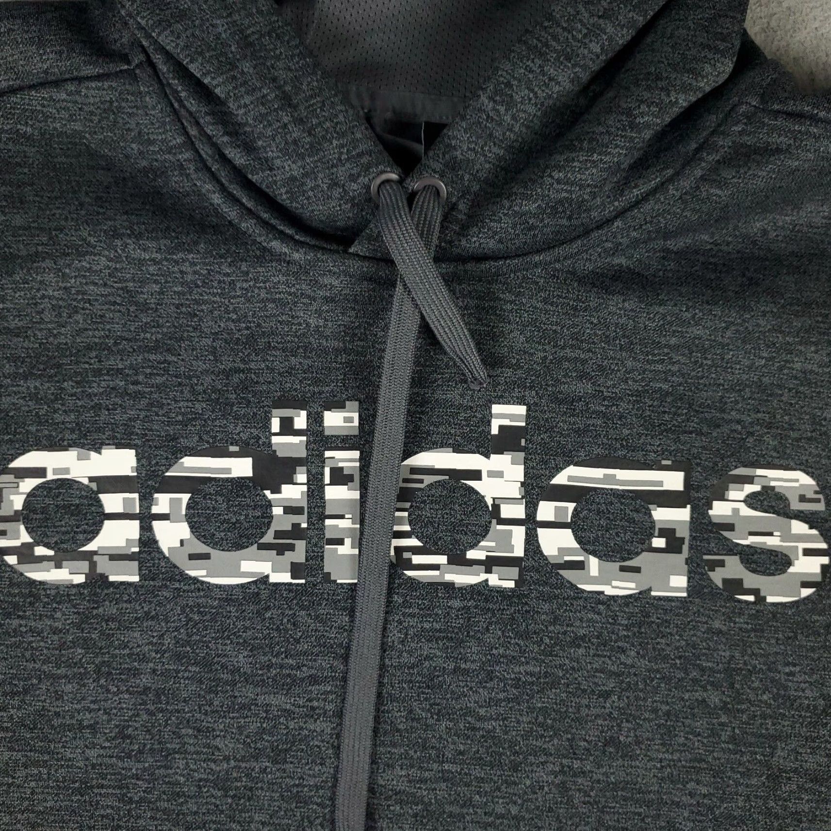 Adidas Adidas Hoodie Mens Large Gray Pullover Sweatshirt Knit Mock Neck Pockets Logo All Seasons Casual Sports Image: Logo Size US L / EU 52-54 / 3 - 3 Thumbnail