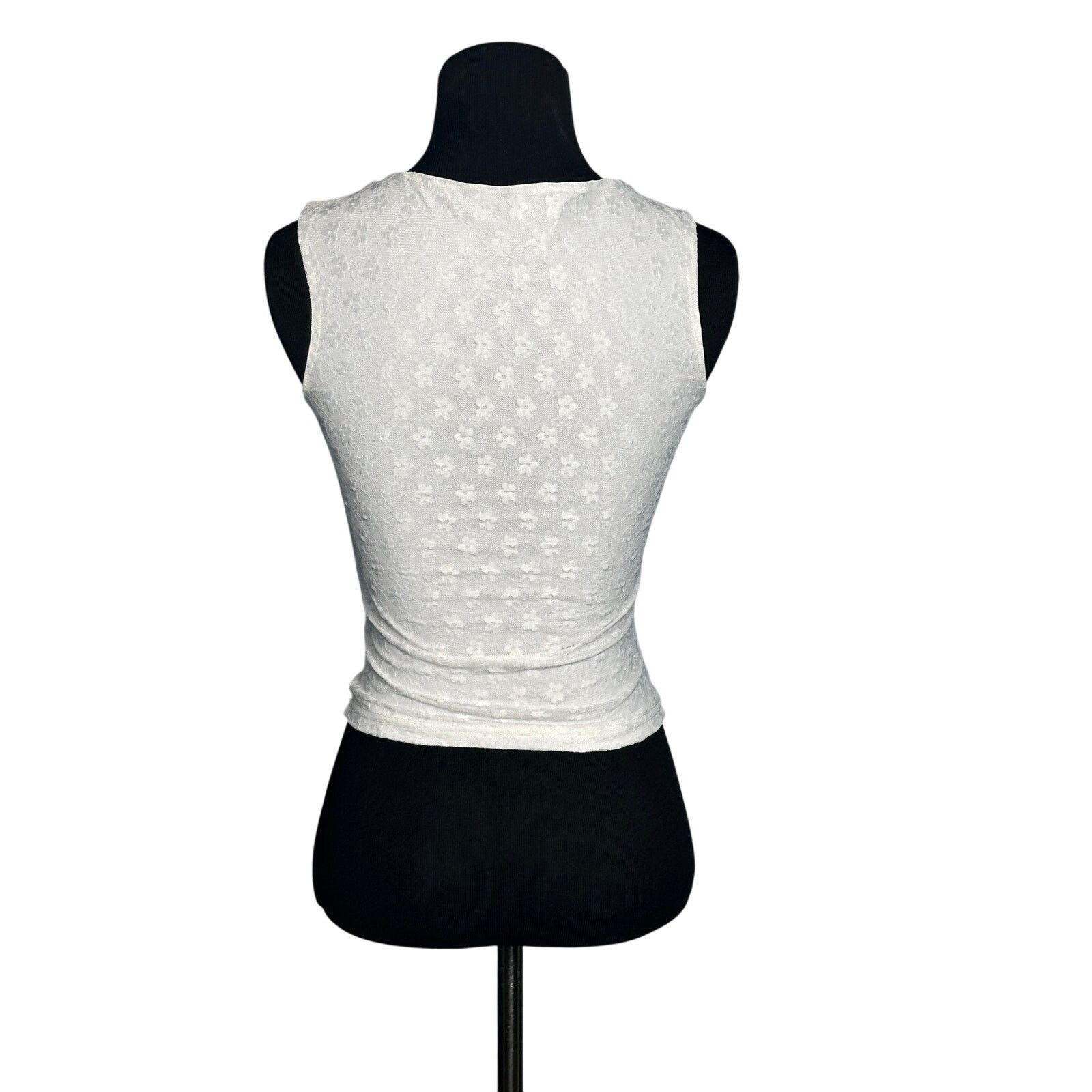PRINCESS POLLY Princess Polly Martiney twisted white tank top size 2 Size XS / US 0-2 / IT 36-38 - 8 Thumbnail