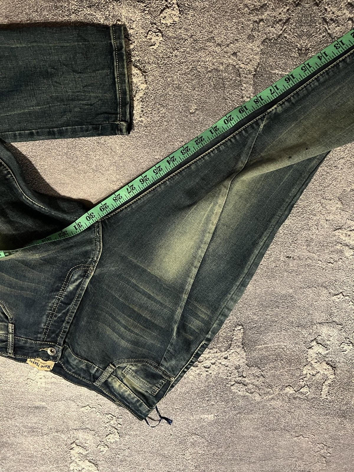Vintage If Six Was Nine Style / Washed Glamour / Gothic Jeans 90s Size US 32 / EU 48 - 8 Thumbnail