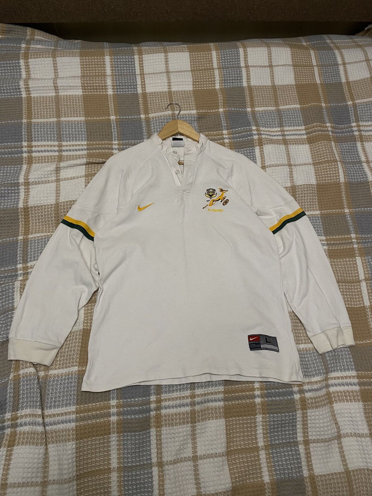 Nike Nike SA Rugby vintage L 90s Size US L / EU 52-54 / 3 - 1 Thumbnail