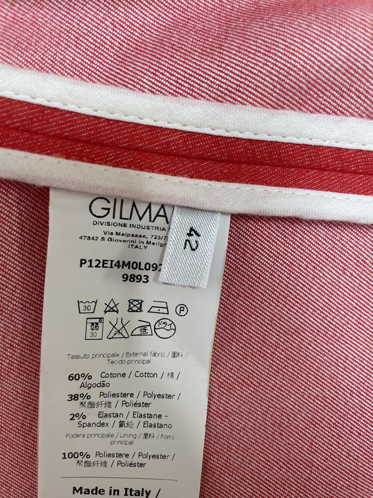 Iceberg Red/orange cotton blazer Size M / US 6-8 / IT 42-44 - 5 Thumbnail