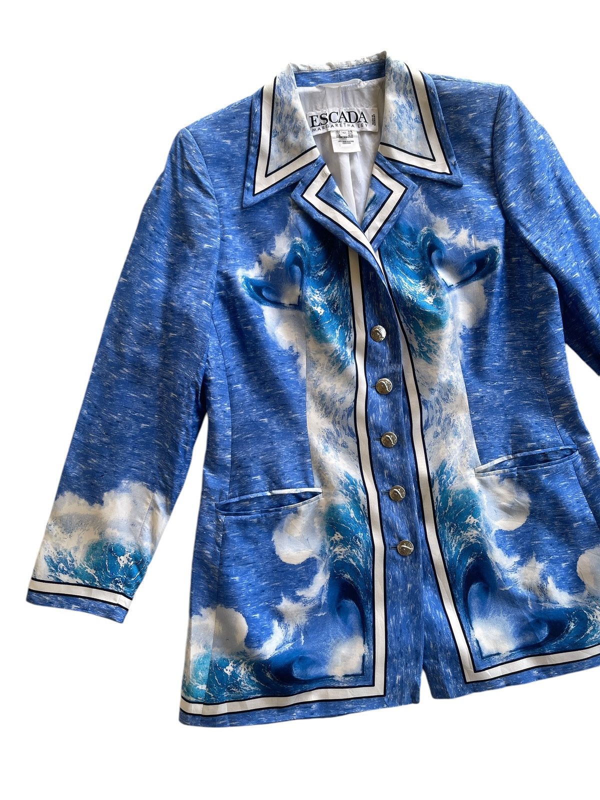 Escada Luxury Escada Silk Dolphin Printed Size M / US 6-8 / IT 42-44 - 7 Thumbnail
