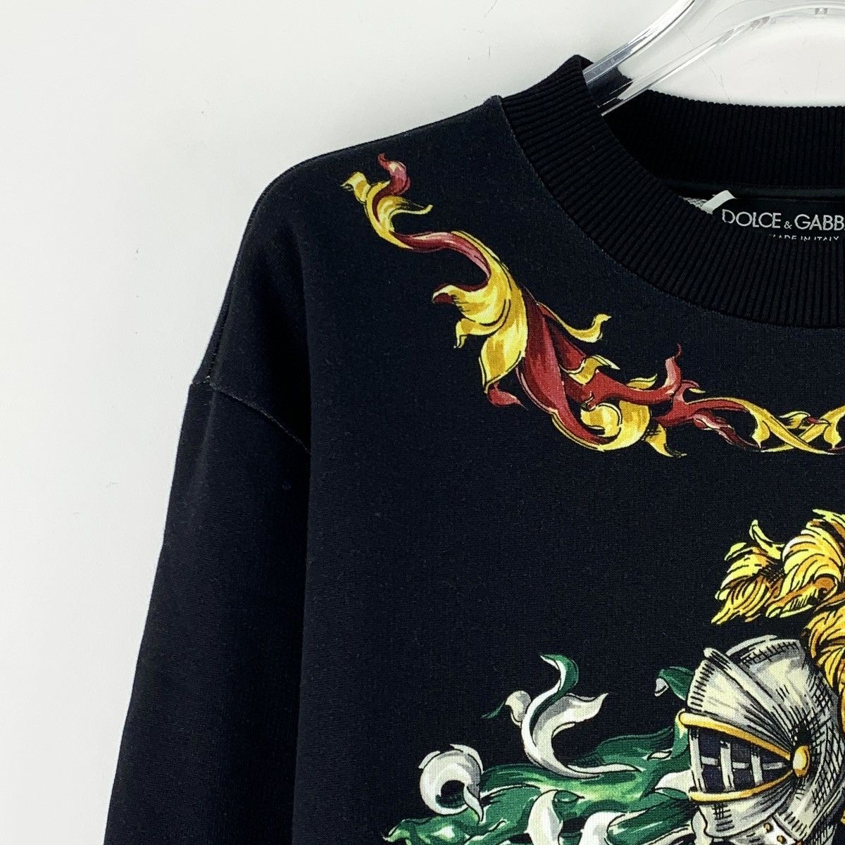 Dolce & Gabbana Dolce & Gabbana Knight Court Long Sleeve Sweatshirt K26WX Size US L / EU 52-54 / 3 - 3 Thumbnail