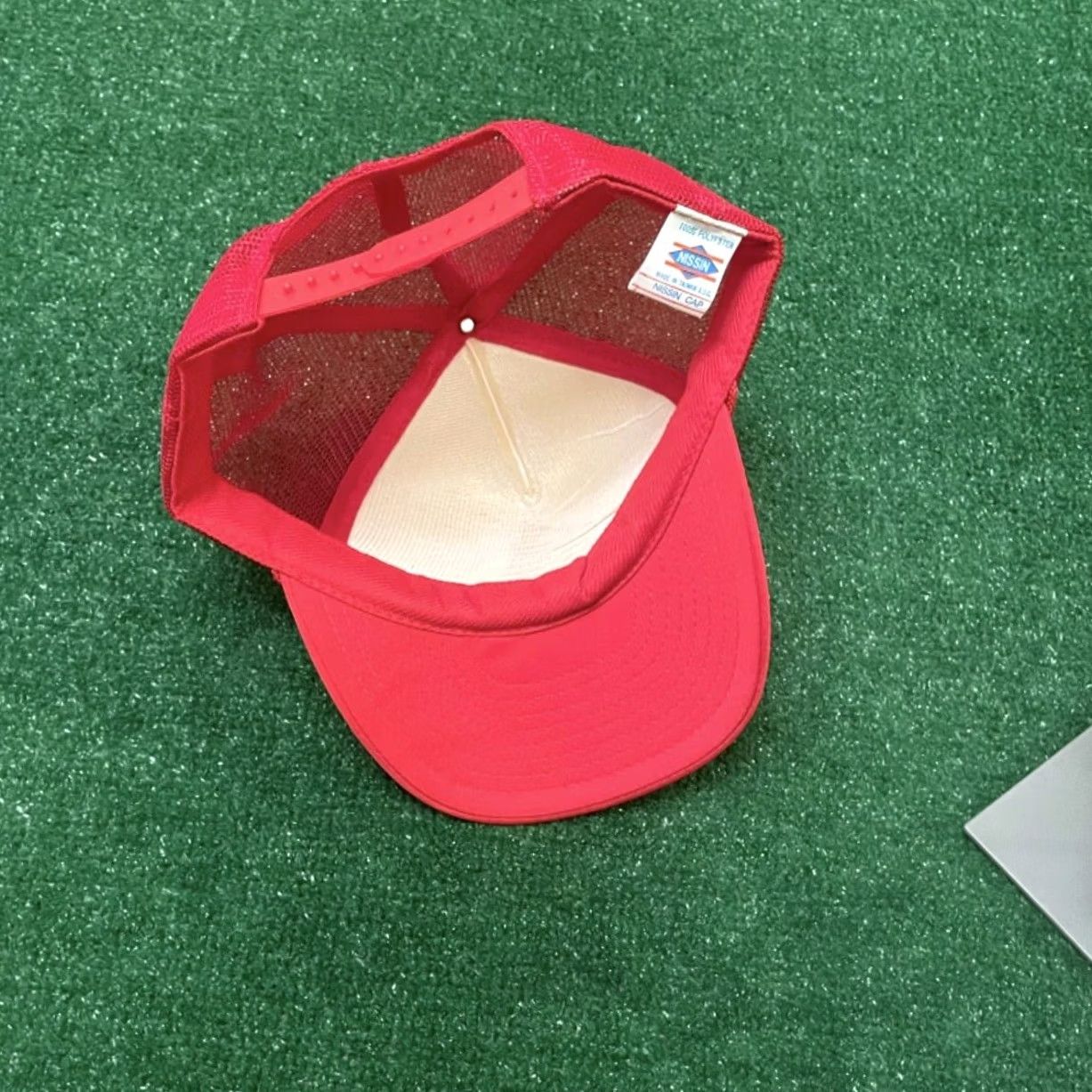 Vintage VINTAGE Superior GMC Trucks Cleveland Tennessee VTG Trucker Hat Adult 1980’s Red Mens Size ONE SIZE - 3 Thumbnail