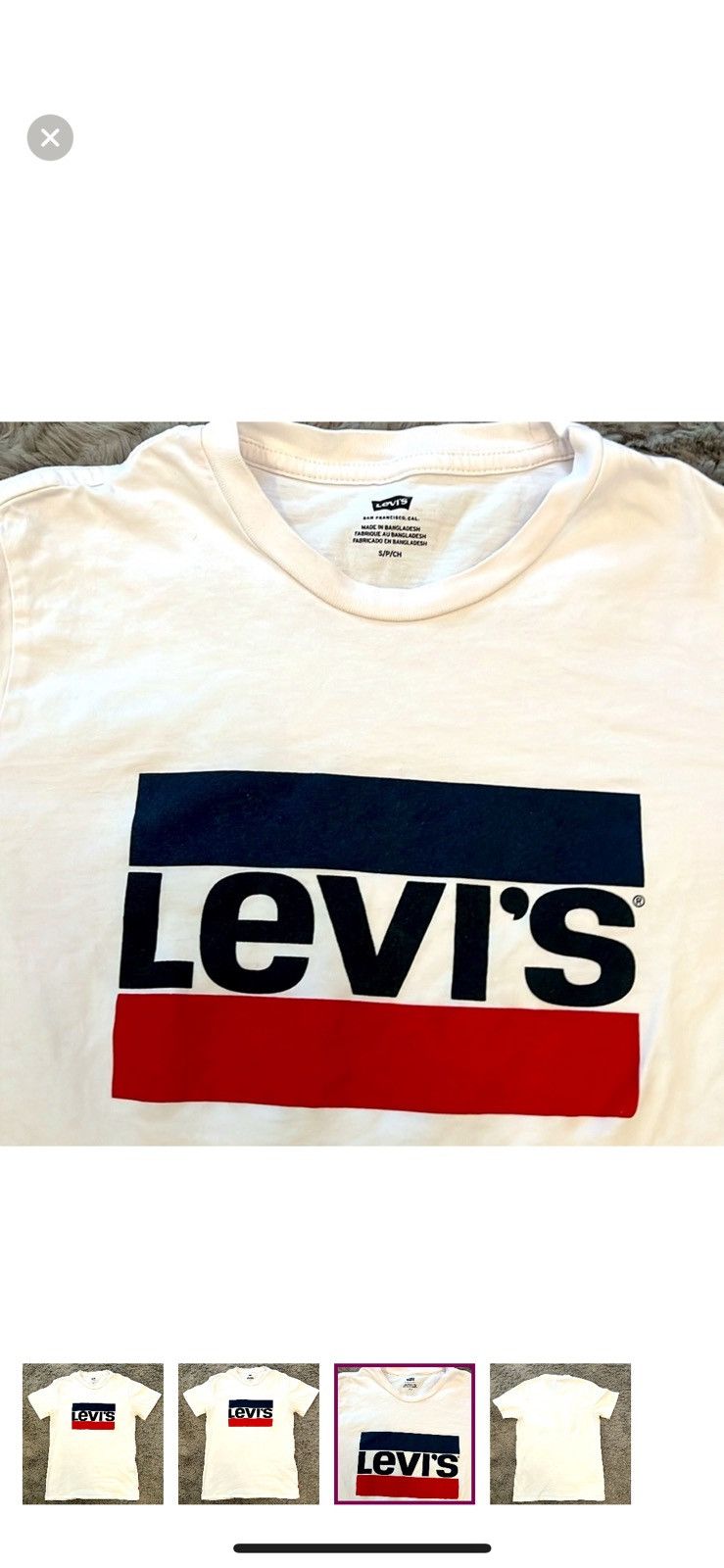 Levi's LEVIS T-SHIRT Size S / US 4 / IT 40 - 3 Thumbnail
