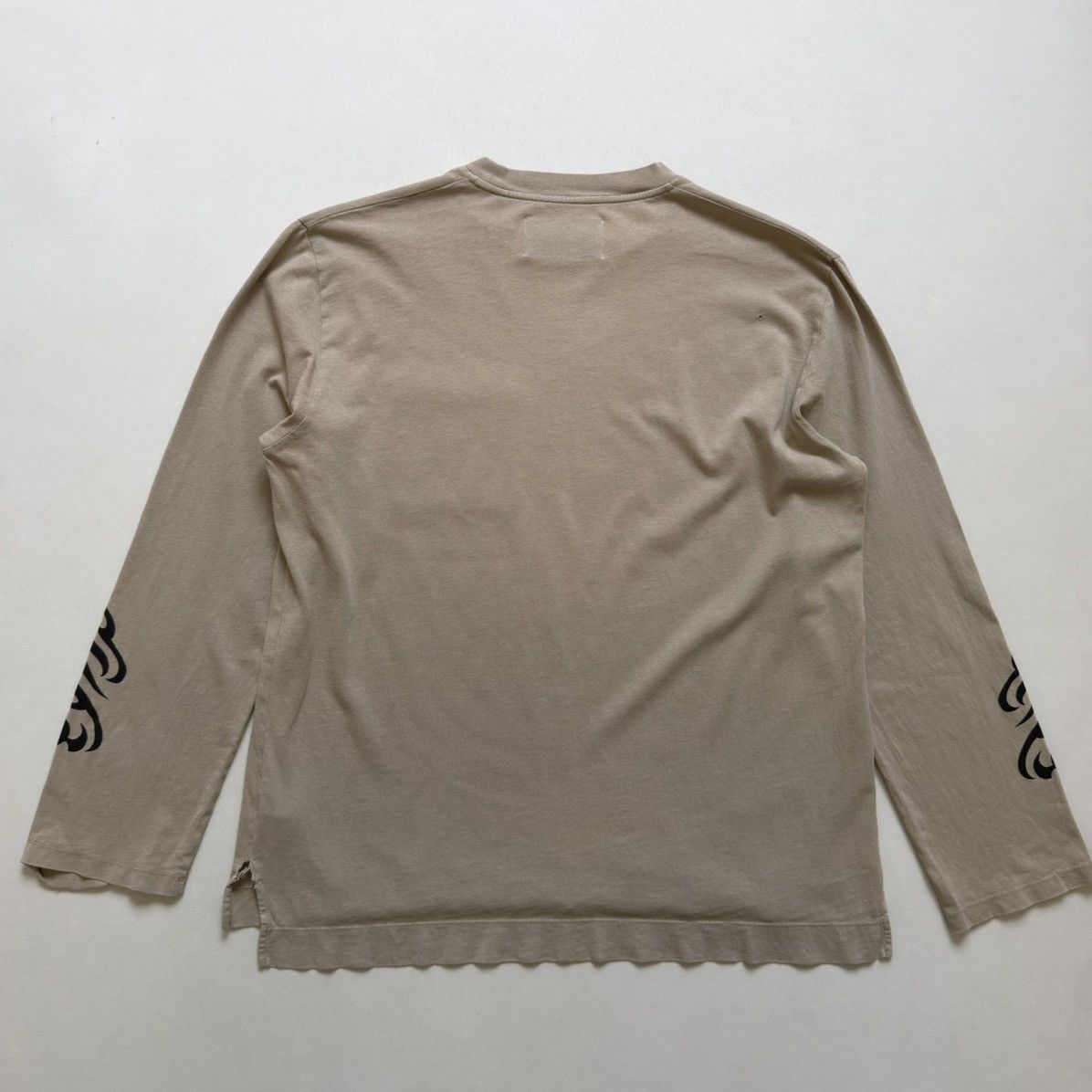 Our Legacy Thrashed ‘Sand Tribal Army Jersey’ T Shirt Size US M / EU 48-50 / 2 - 10 Thumbnail