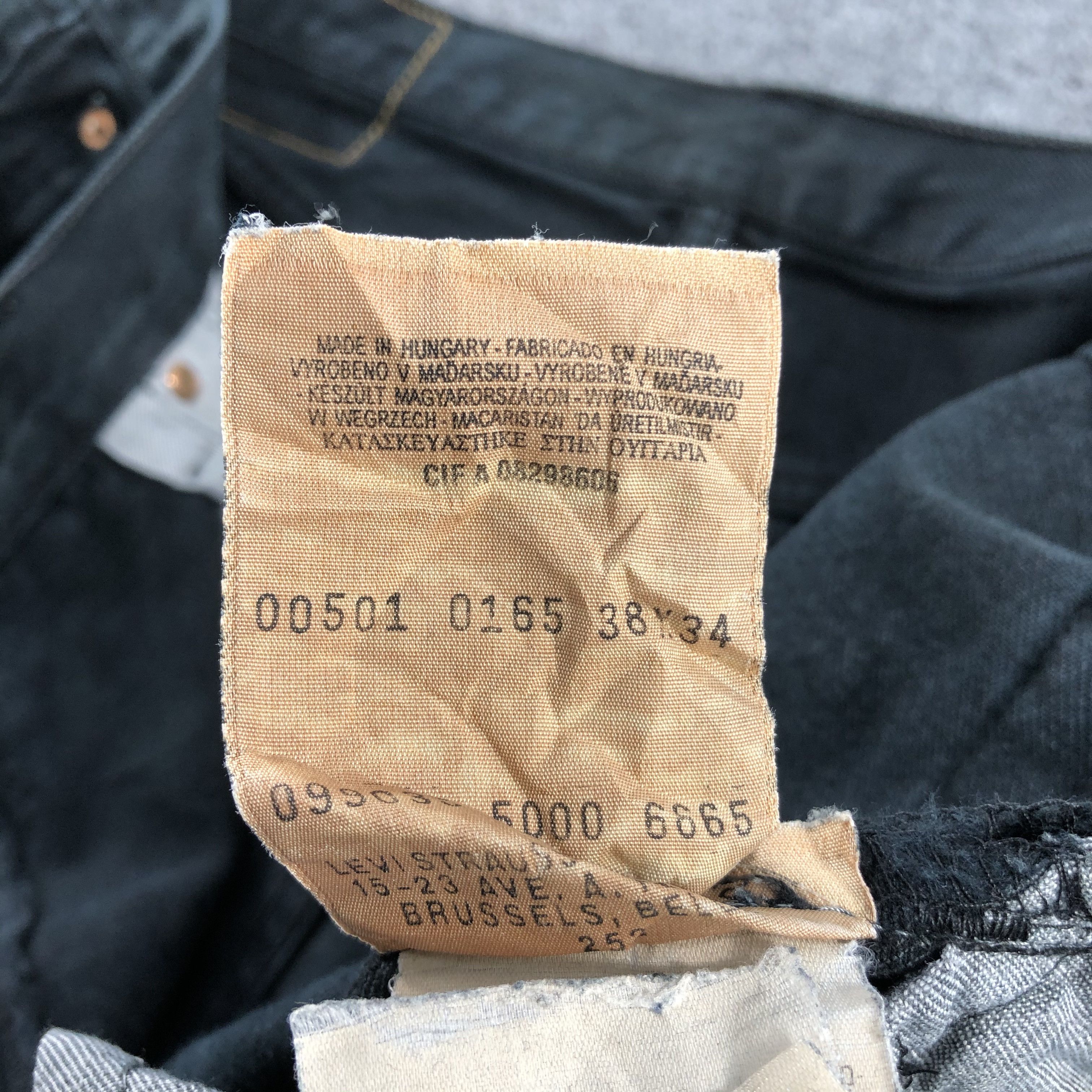 Levi's Vintage 90s Levis 501 Earth Tone Jeans-JM1655 Size US 37 - 12 Thumbnail